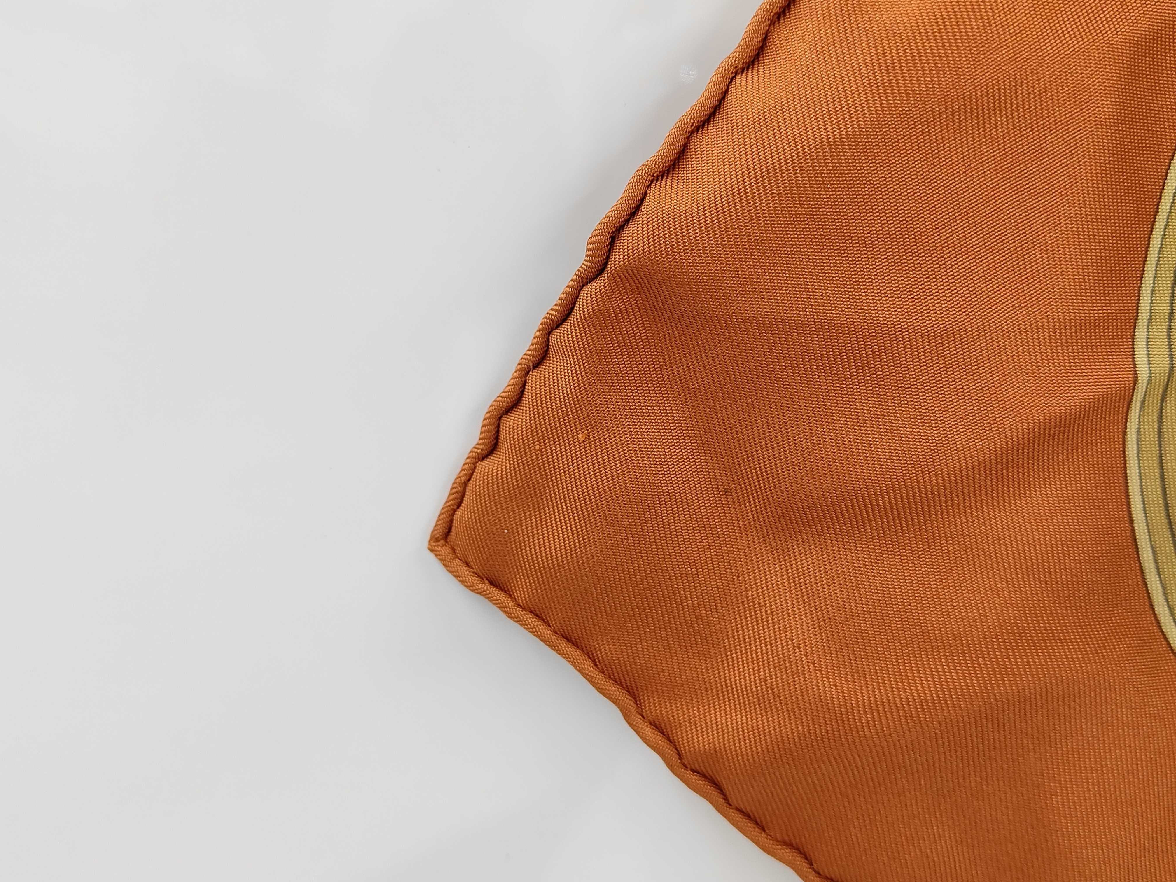Hermes L'Hiver en Poste Silk Scarf by Philippe Ledoux