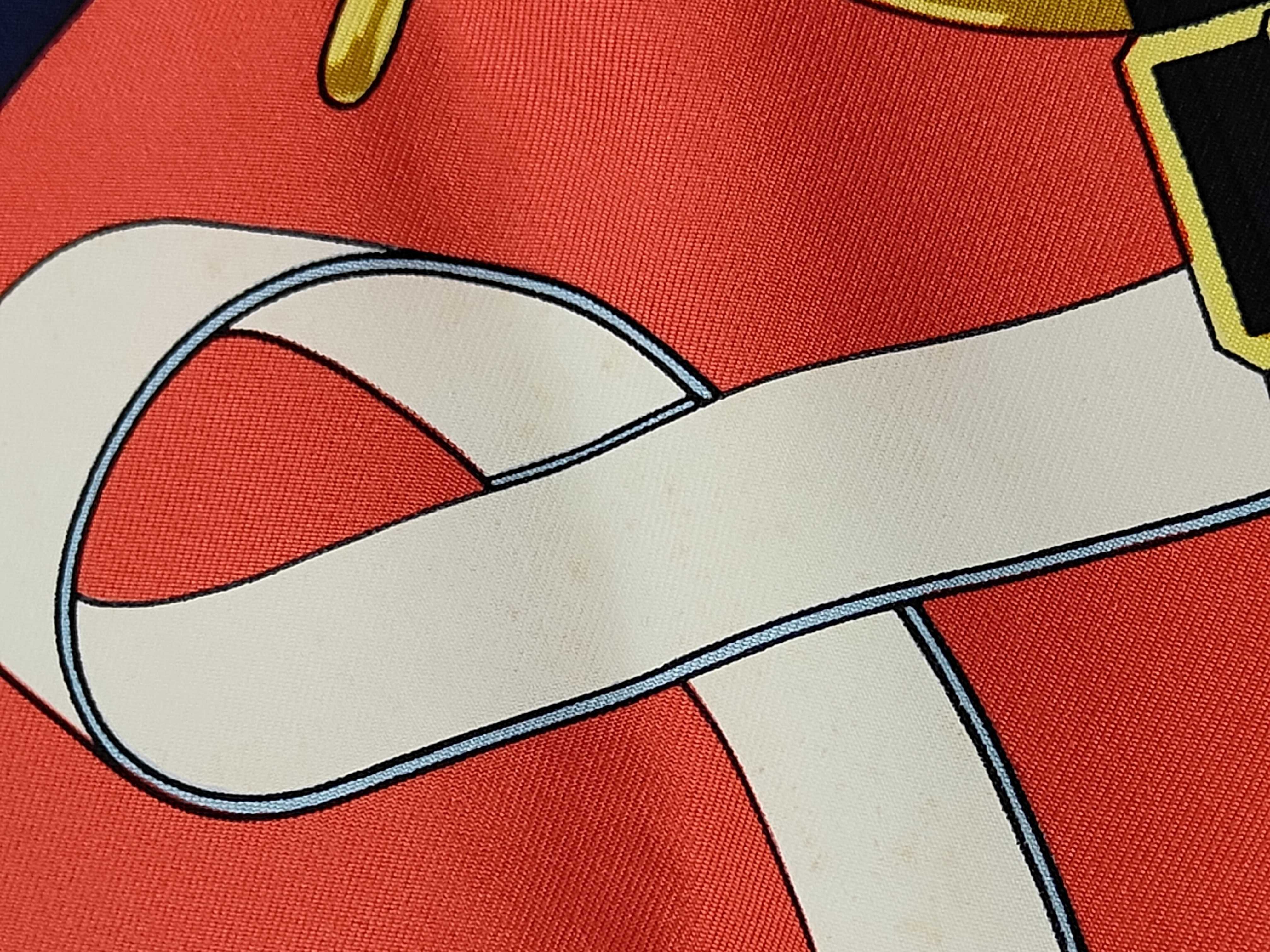Hermes Eperon dOr Silk 90cm Square Scarf