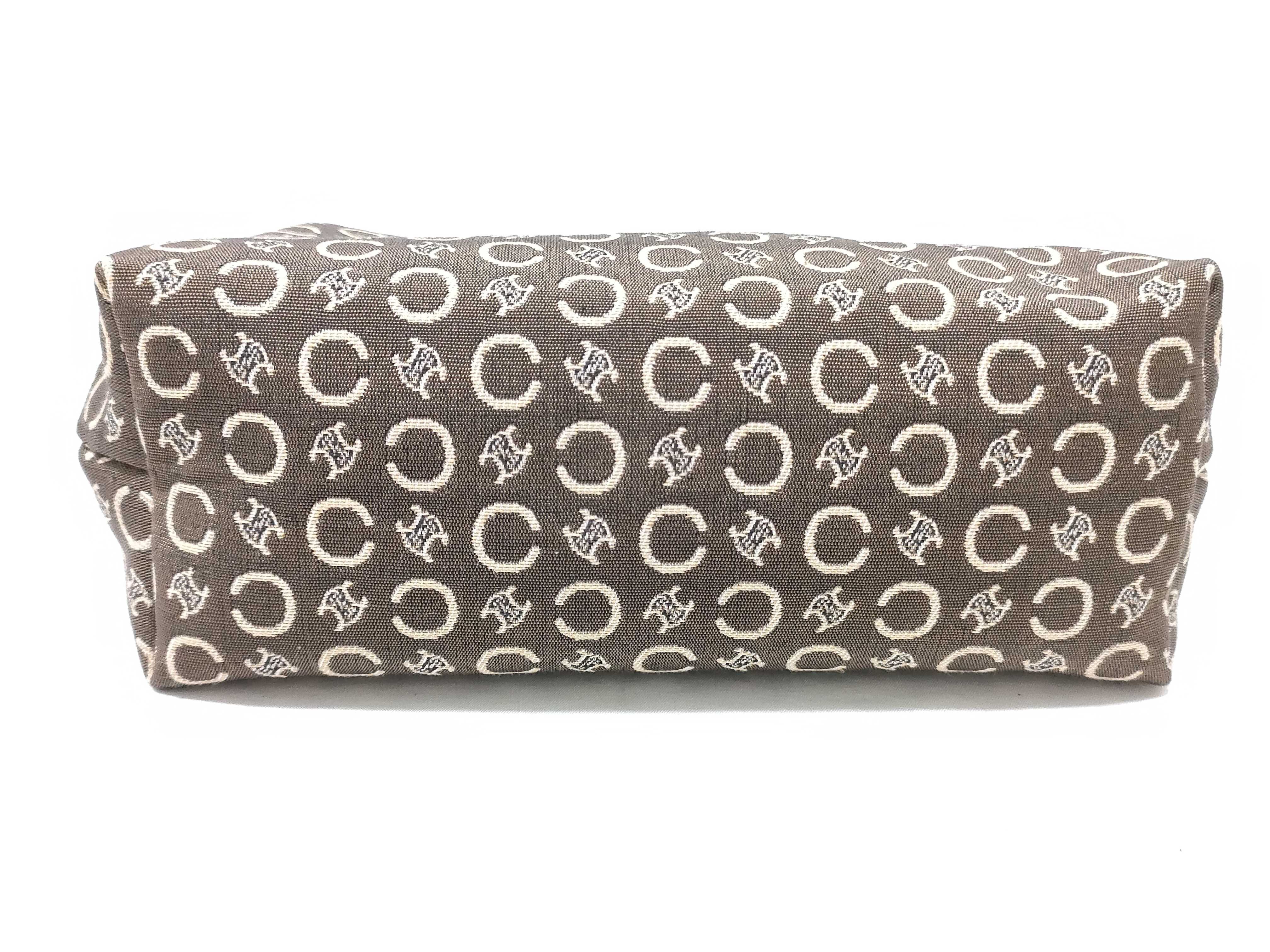 Celine Macadam C Logo and Triomphe Jacquard Cosmetic Pouch