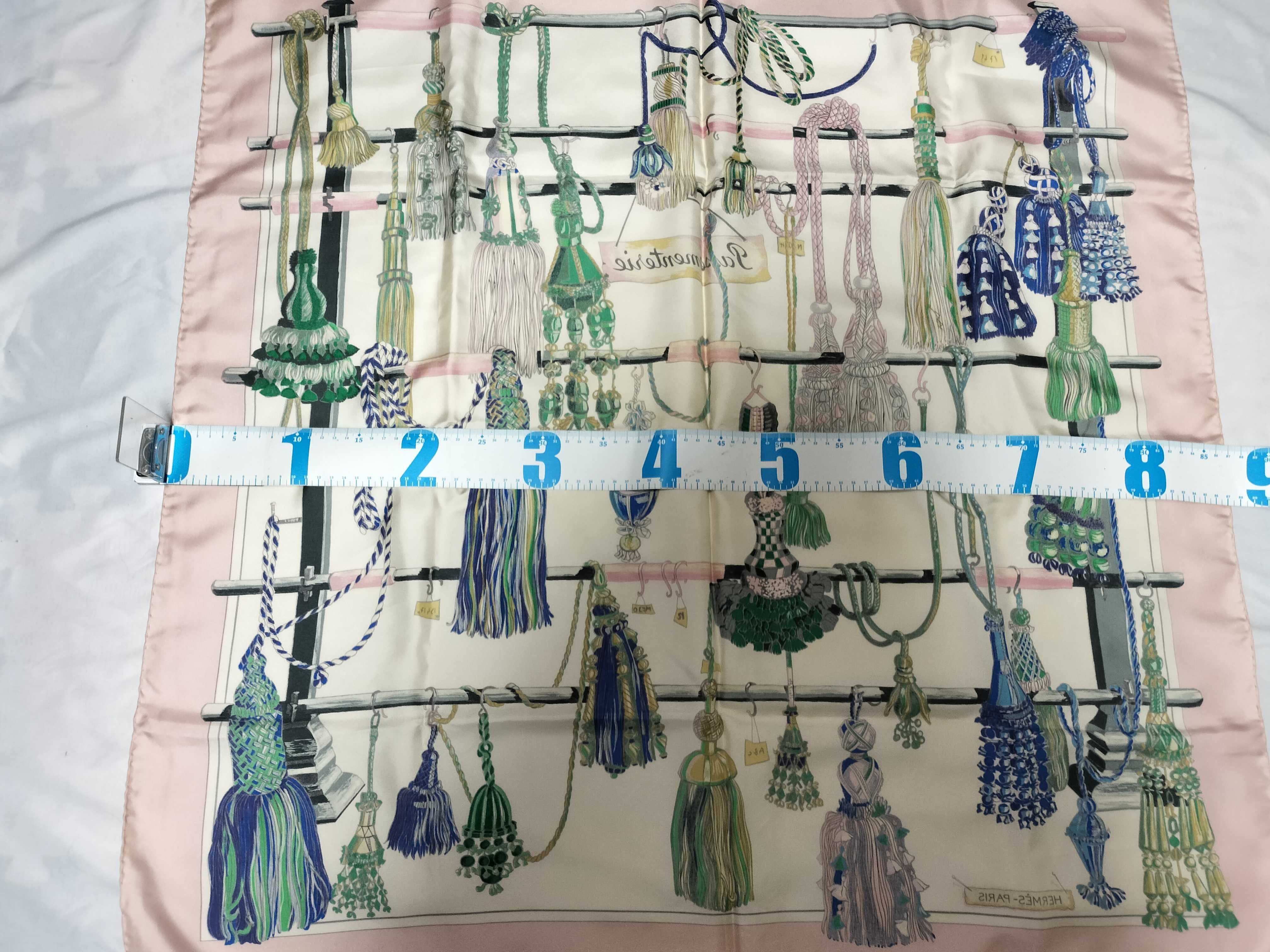 Hermes Passementerie Silk Scarf