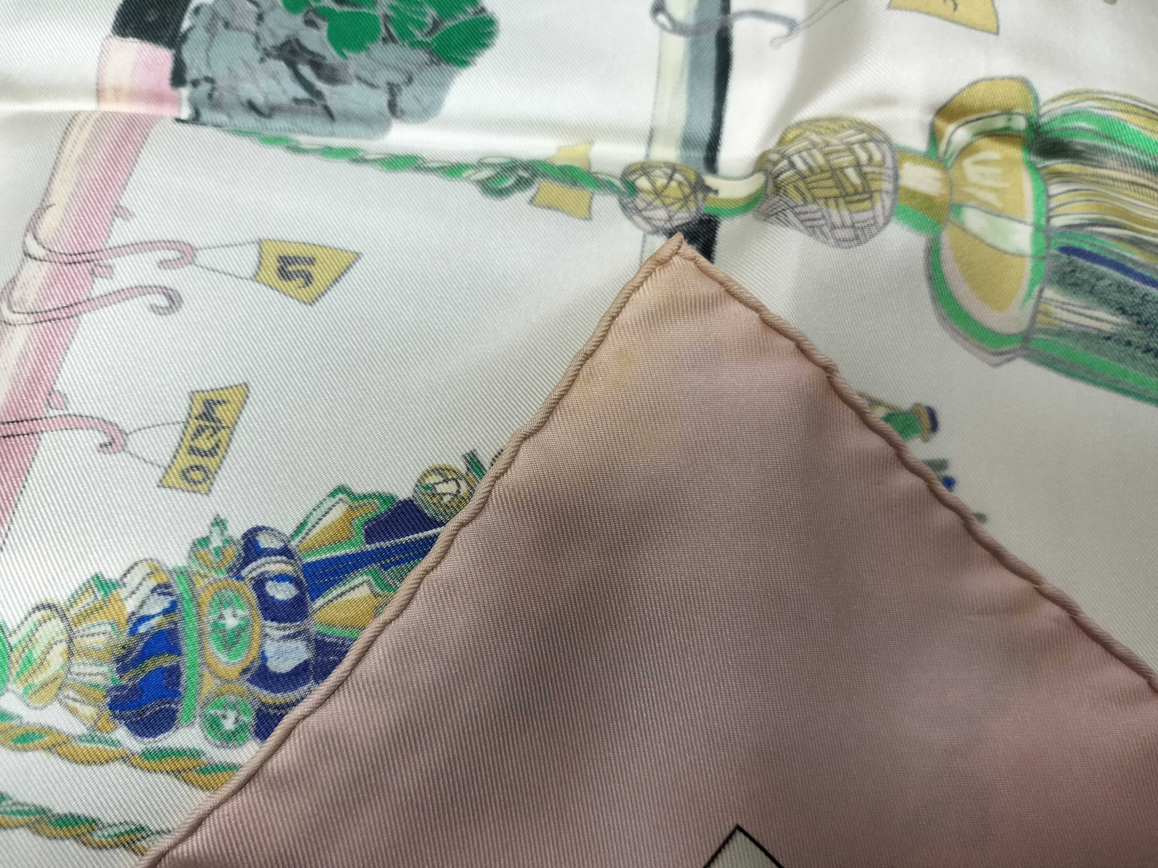 Hermes Passementerie Silk Scarf