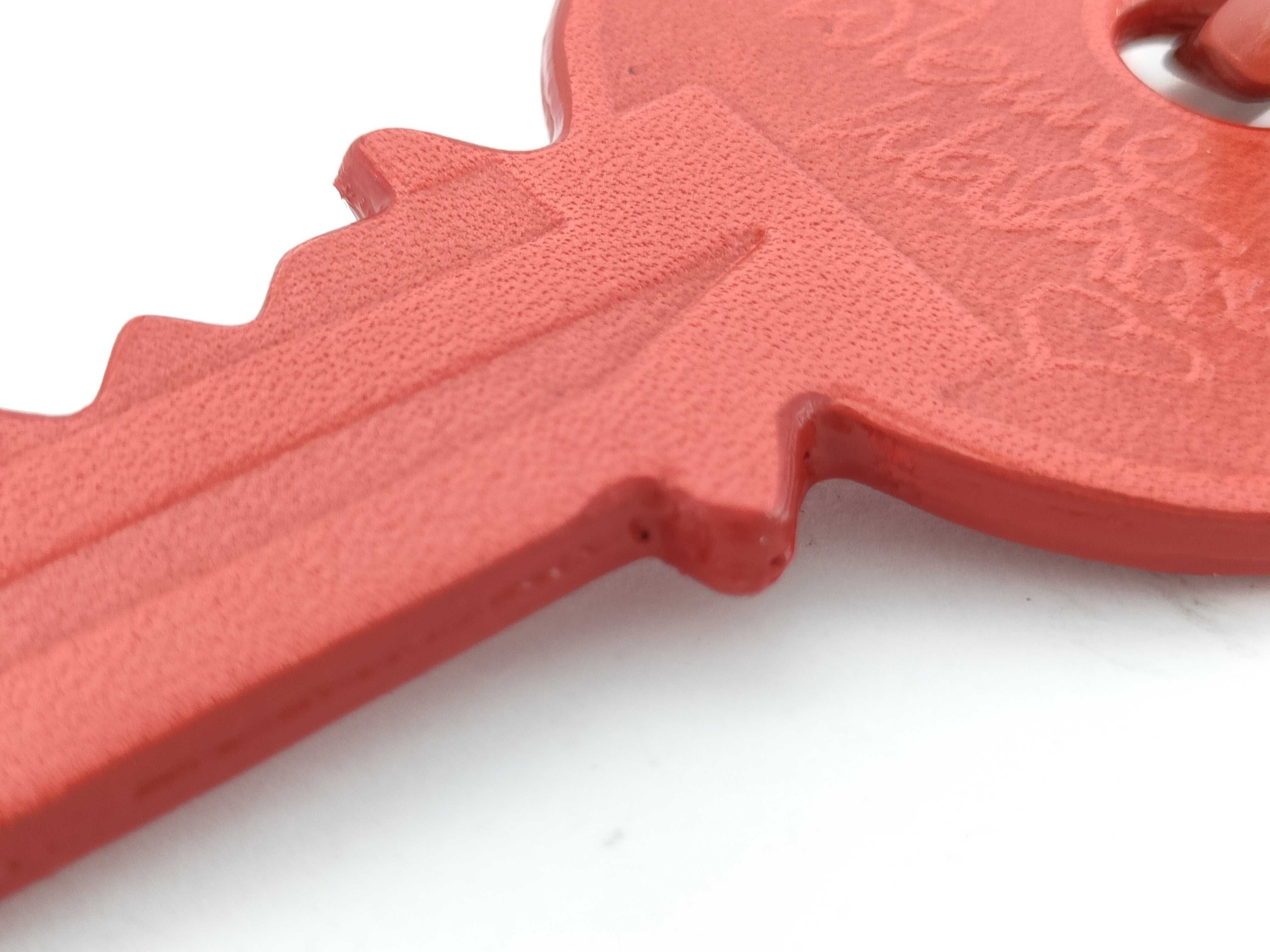 Vivienne Westwood Red Leather Heart and Key Charm Keychain