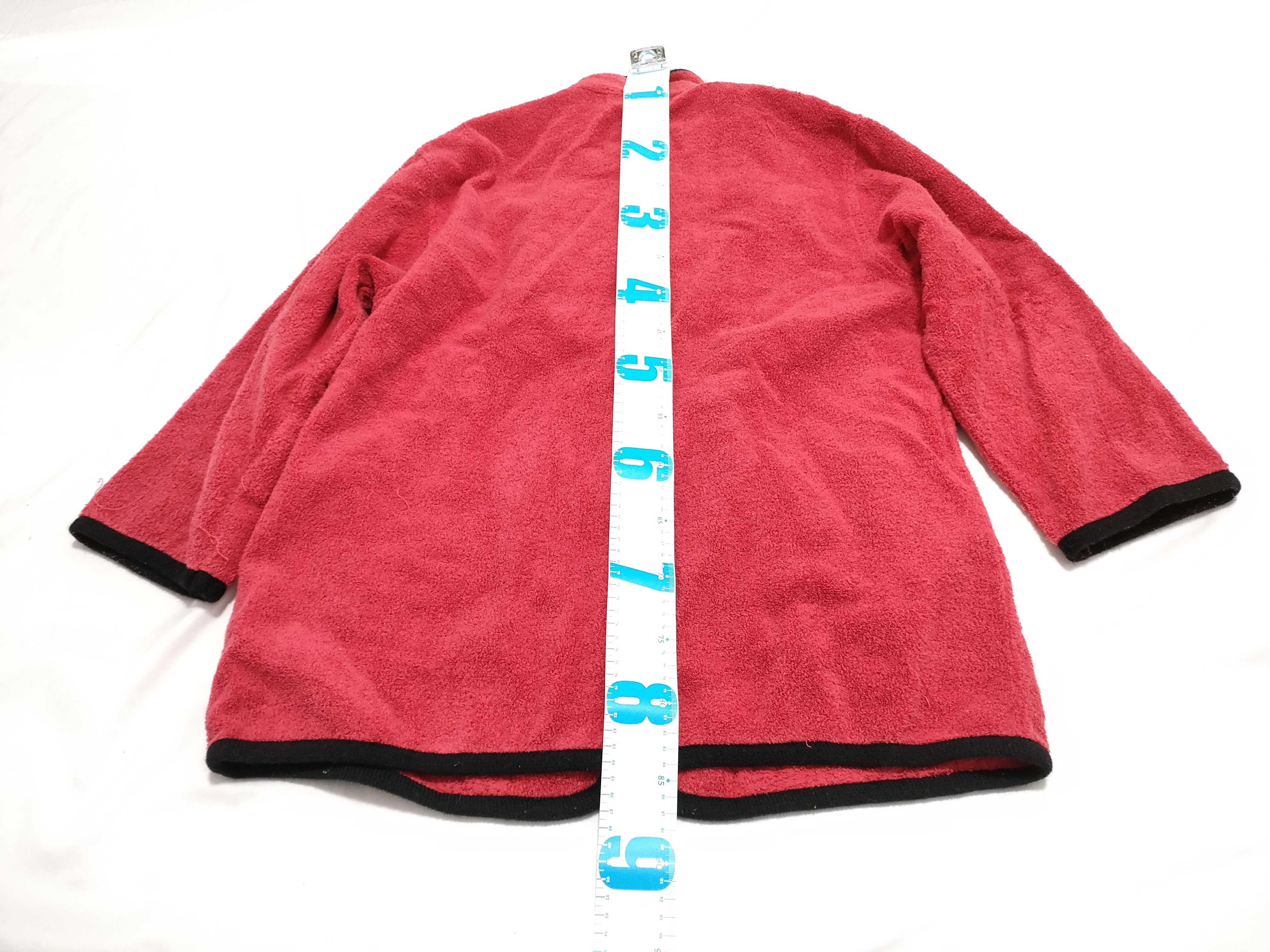 Vintage Balenciaga Decoration Fuchsia Pink Cotton Terry Cloth Mandarin Jacket