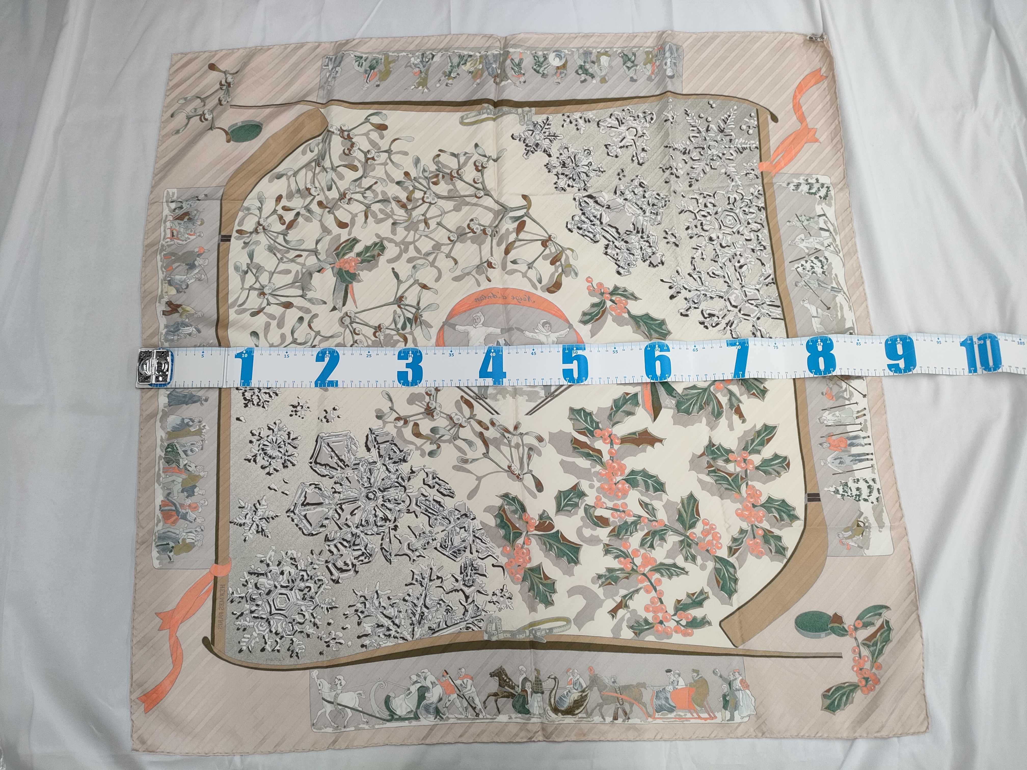 Hermes Neige d'Antan Silk Scarf