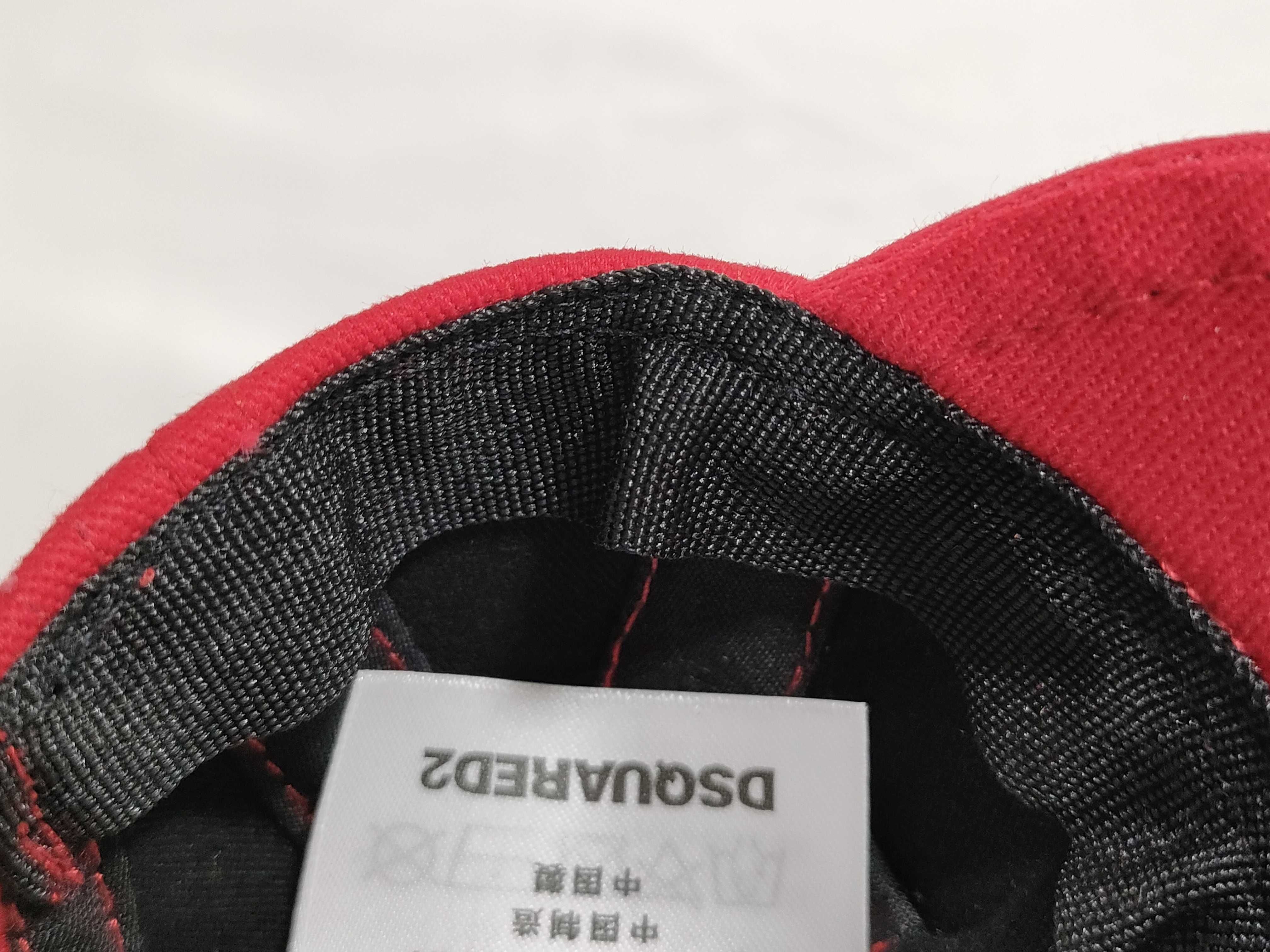 Dsquared2 Red Canadian Flag Miniature Baseball Cap Keychain with Original Box and Tags