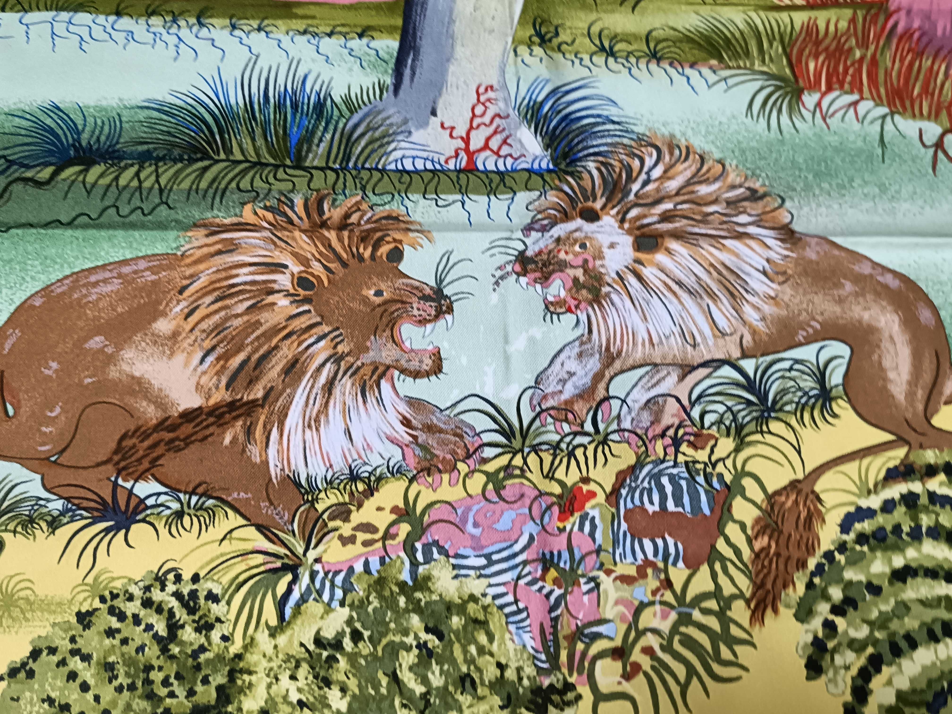 Hermes Nuba Mountain Silk Scarf by Sefedin Ibrahim Alamin