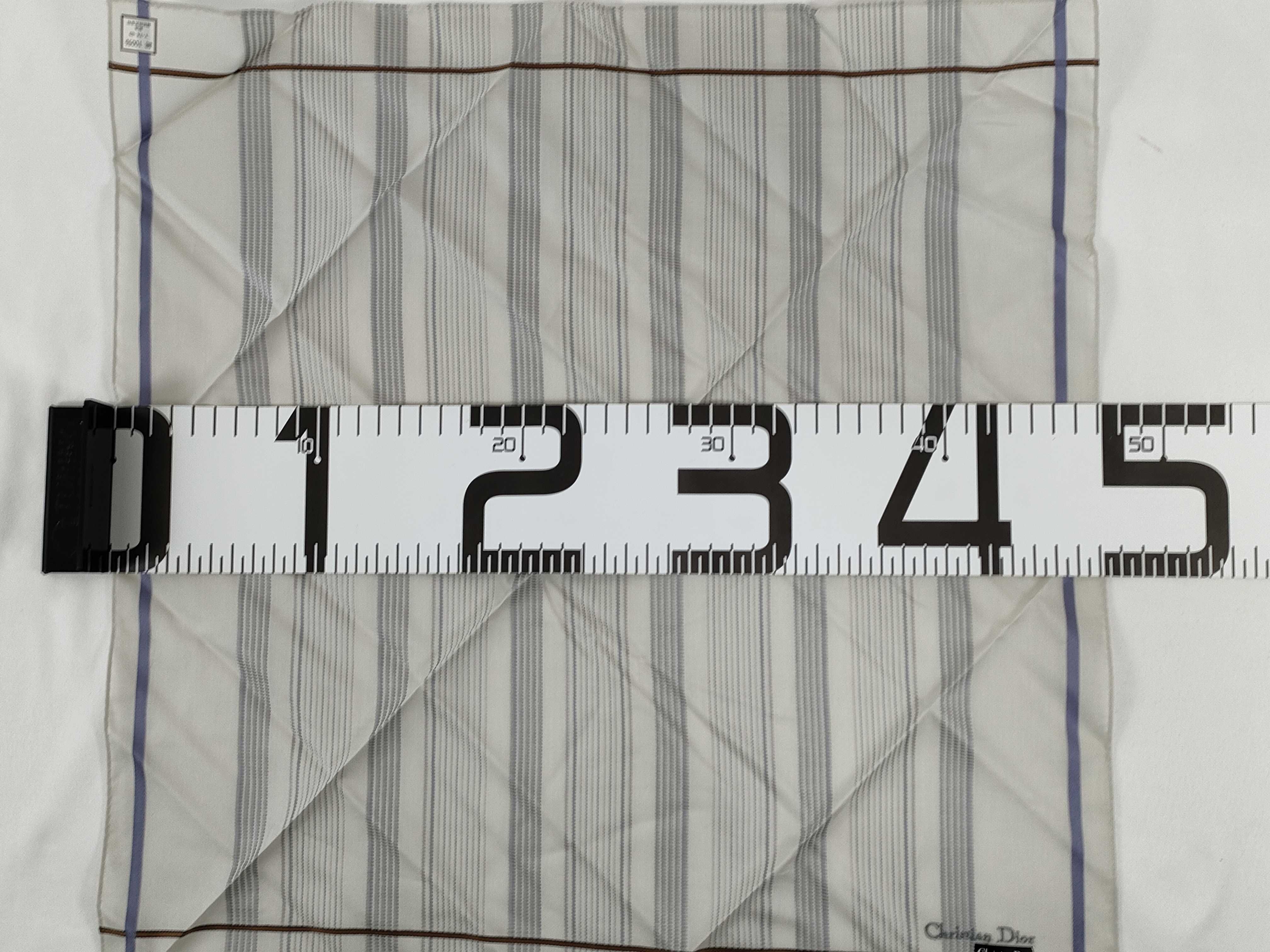 Christian Dior Striped Cotton Handkerchief
