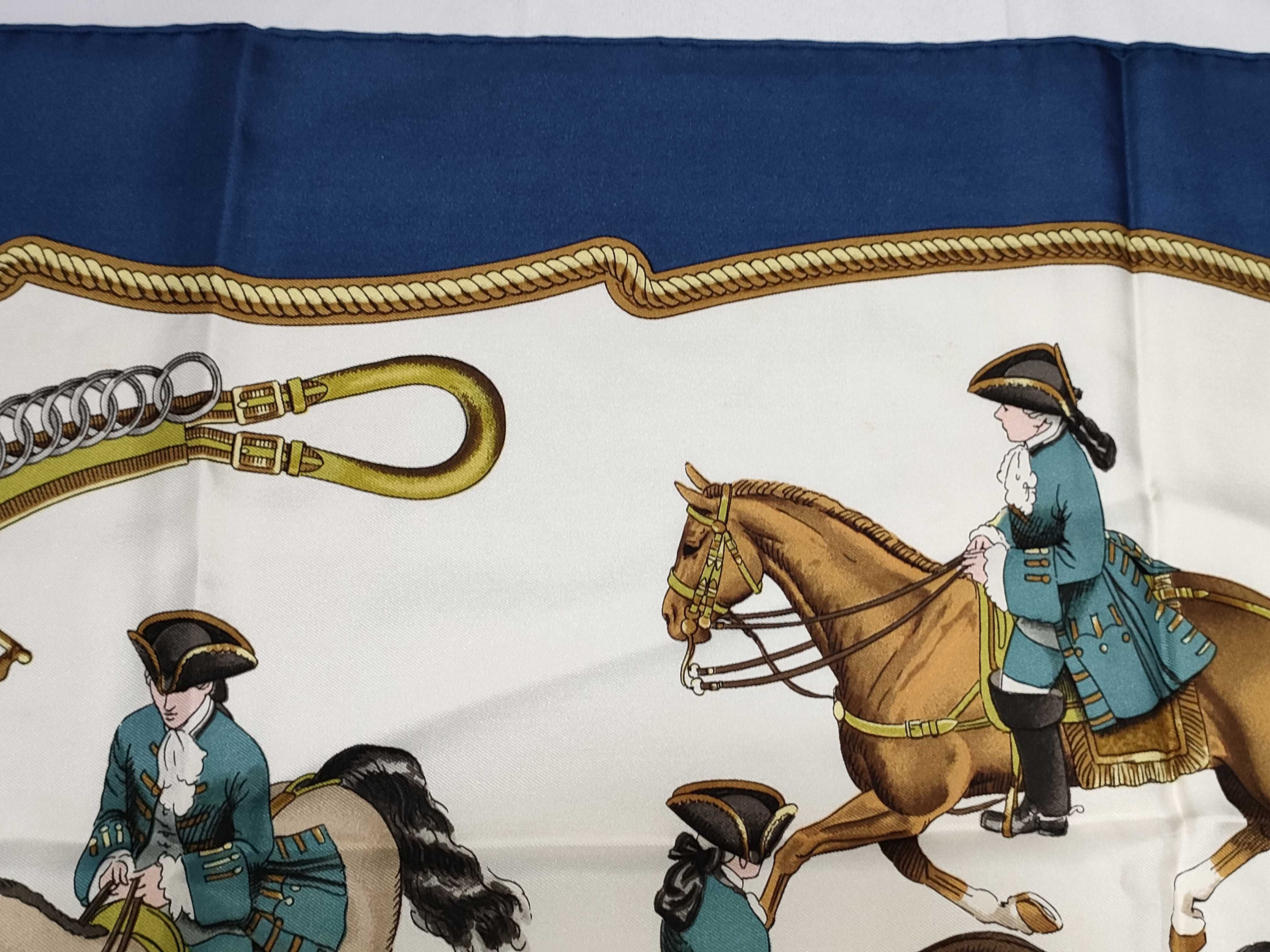 Hermes Paris Reprise Silk Twill Carre 90 Scarf