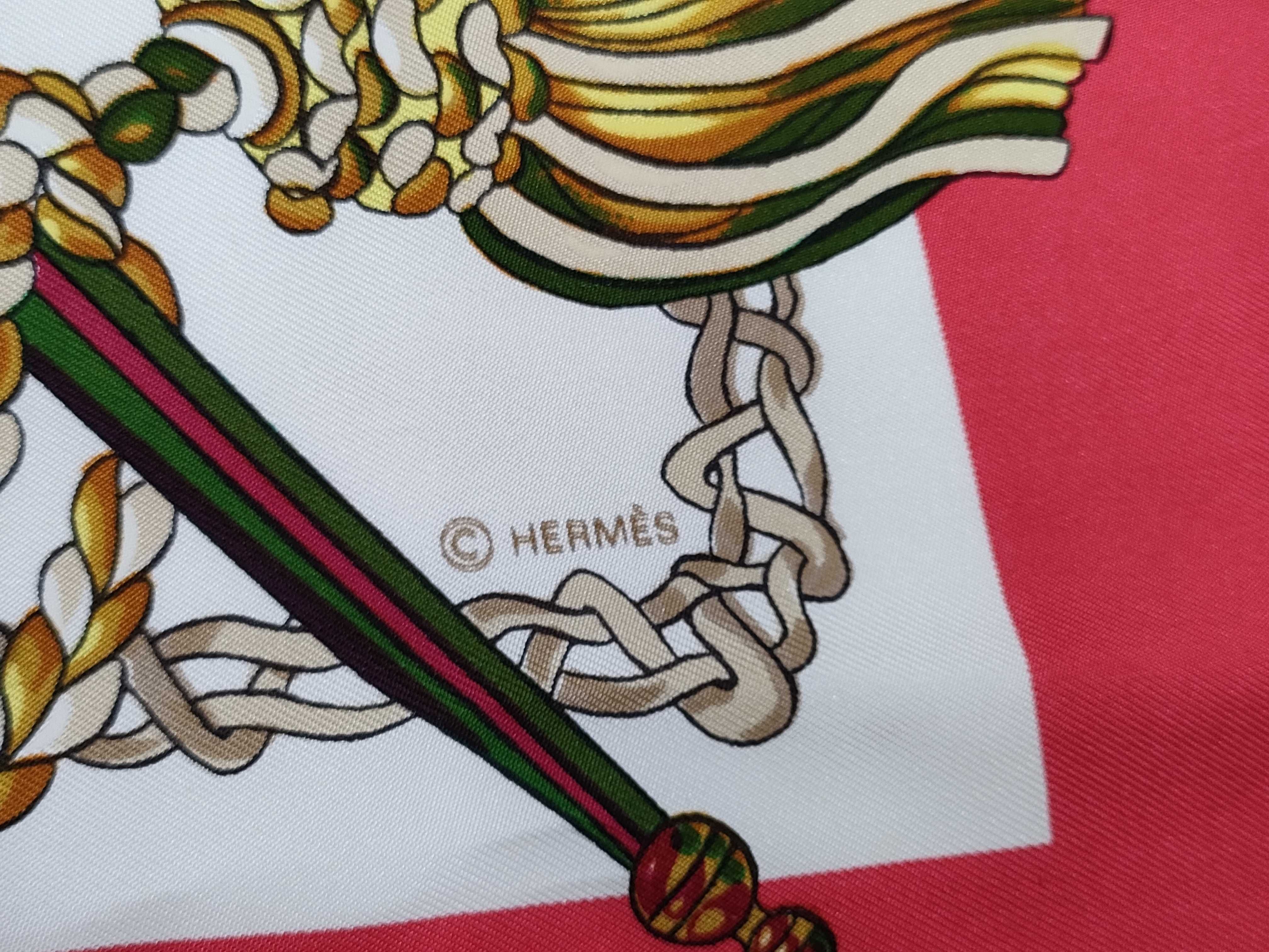 Hermes Poste et Cavalerie Silk Scarf