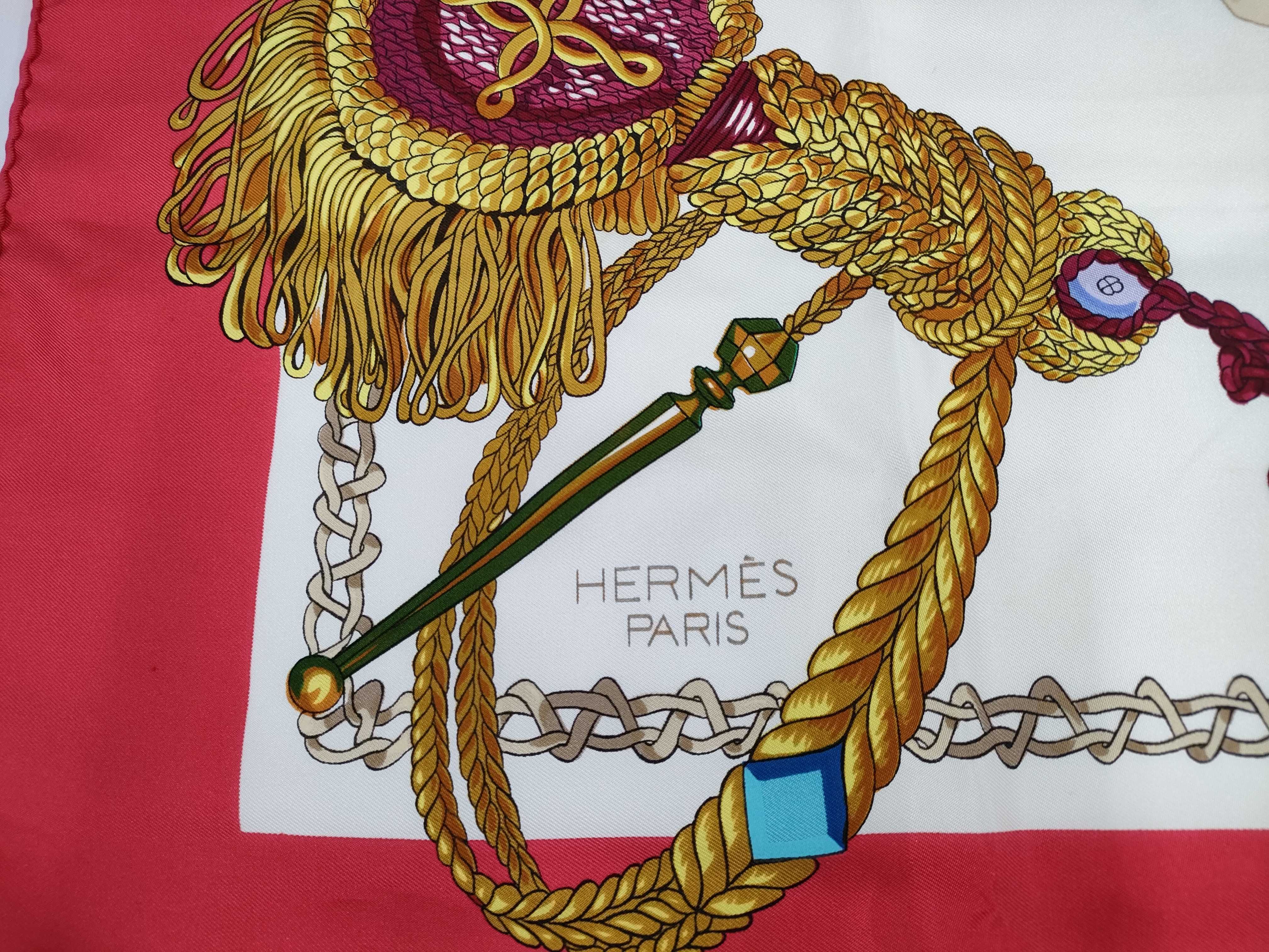 Hermes Poste et Cavalerie Silk Scarf