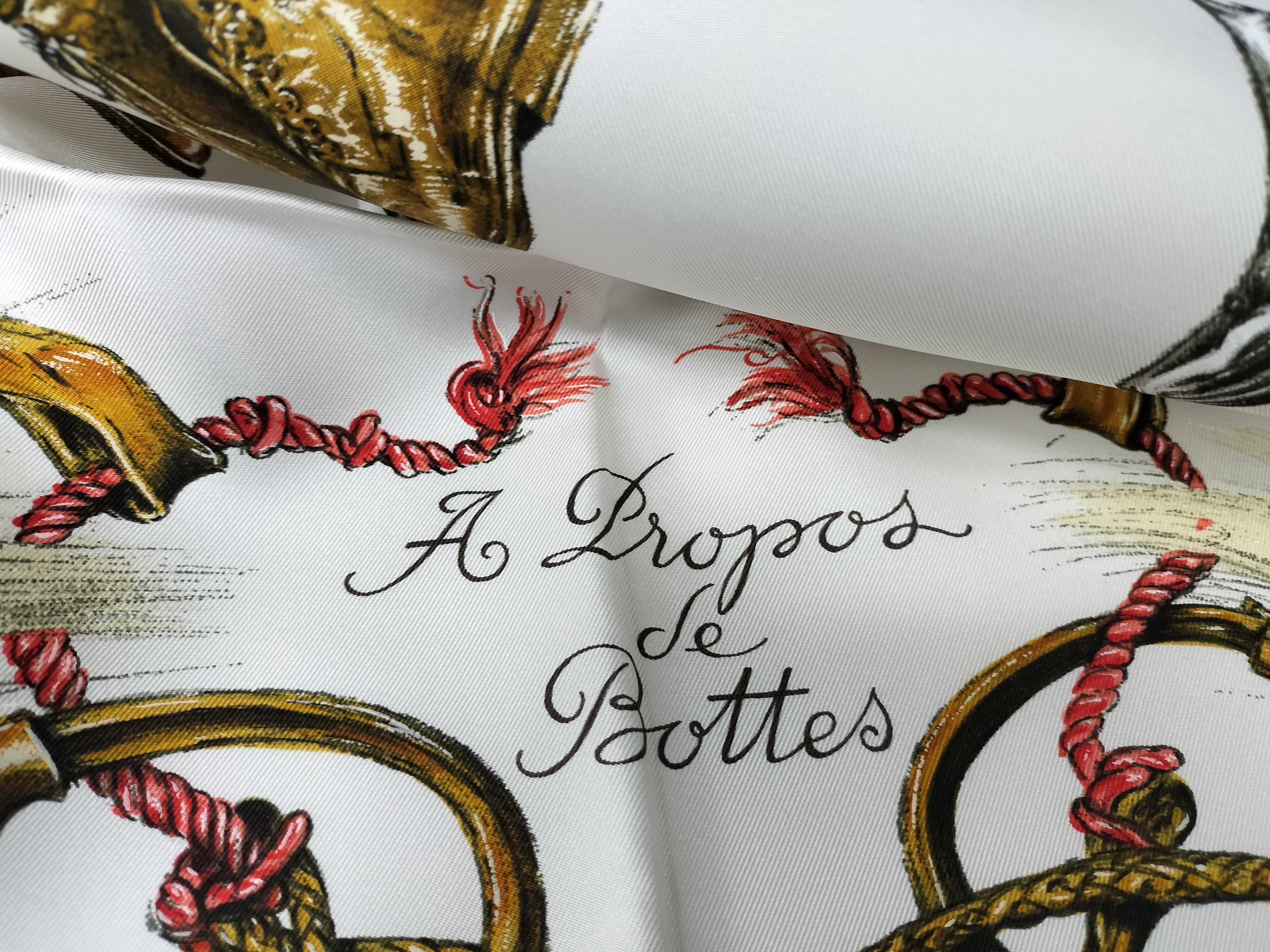 Hermes Xavier de Poret A Propos de Bottes Silk Scarf