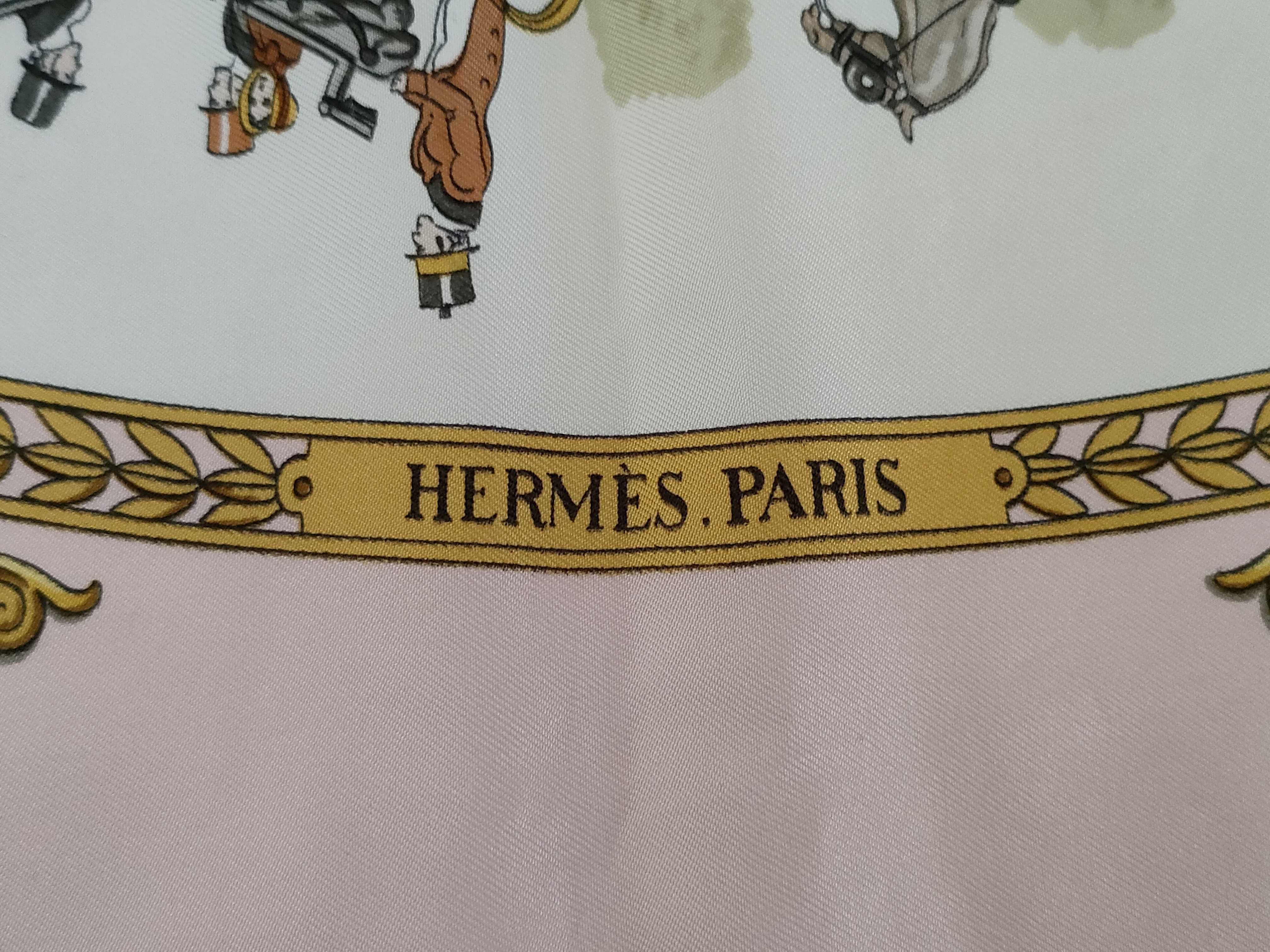 Hermes La Promenade de Longchamps Silk Scarf