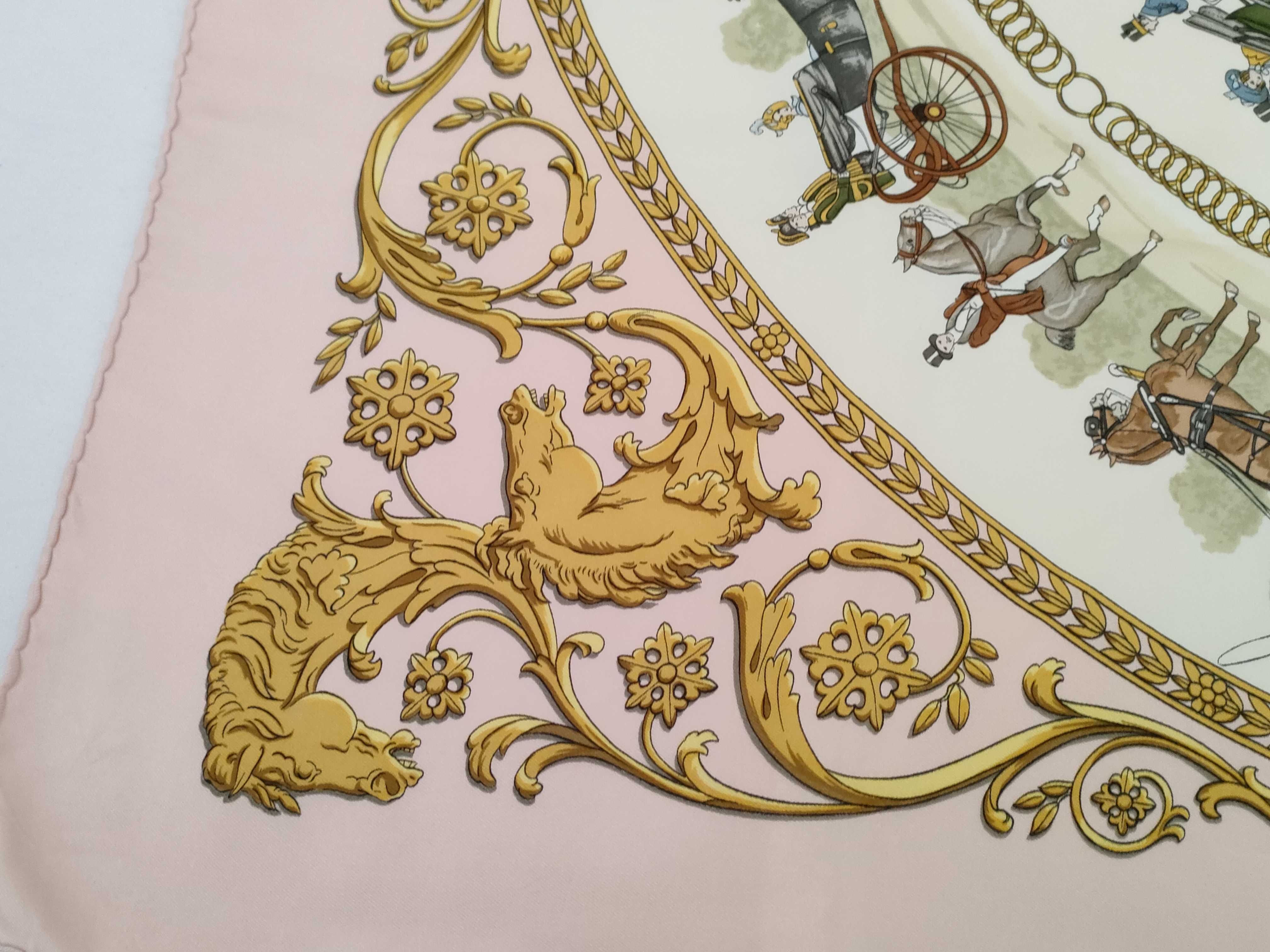 Hermes La Promenade de Longchamps Silk Scarf