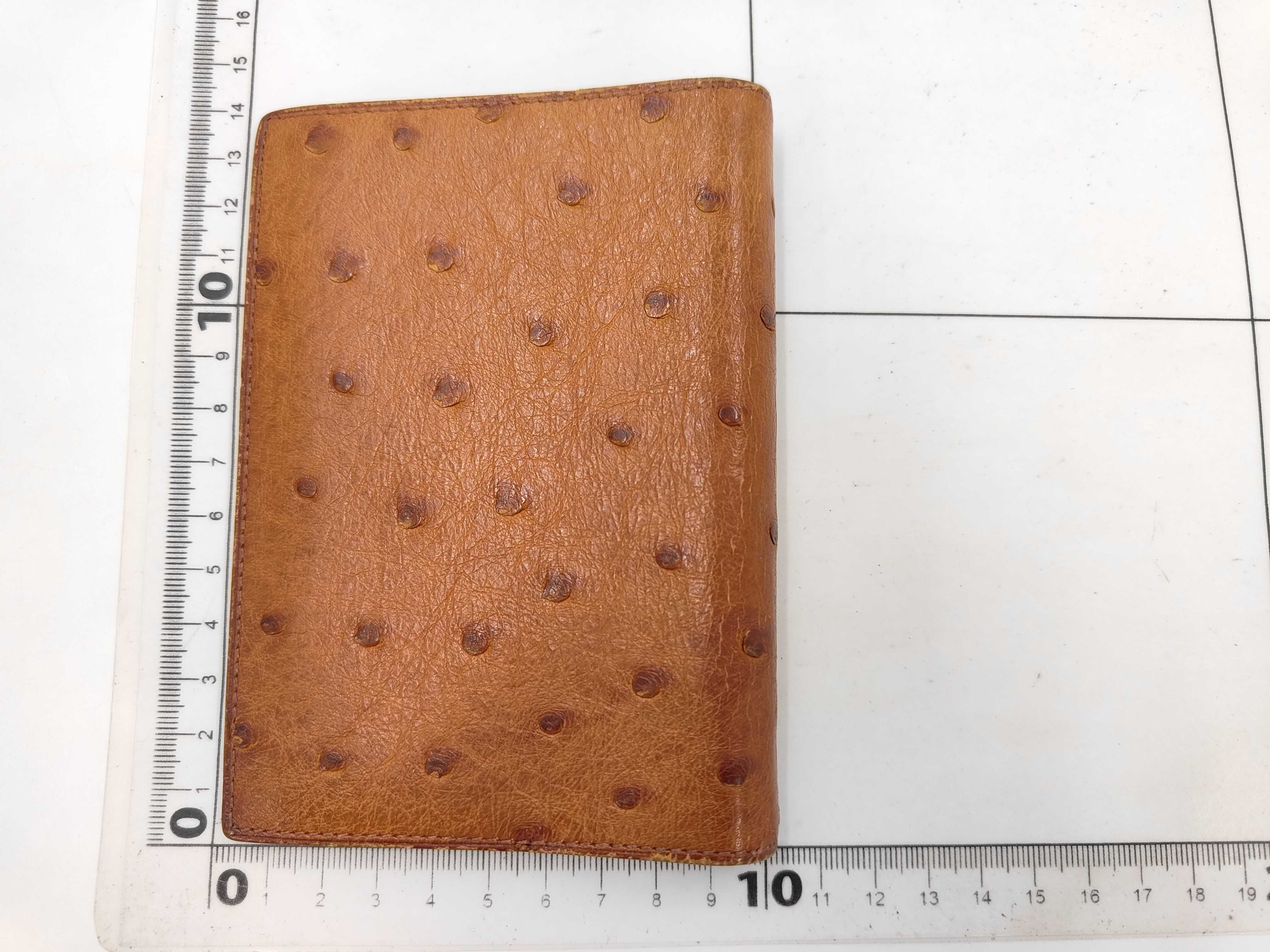 Hermes Ostrich Leather Agenda Cover, 1999