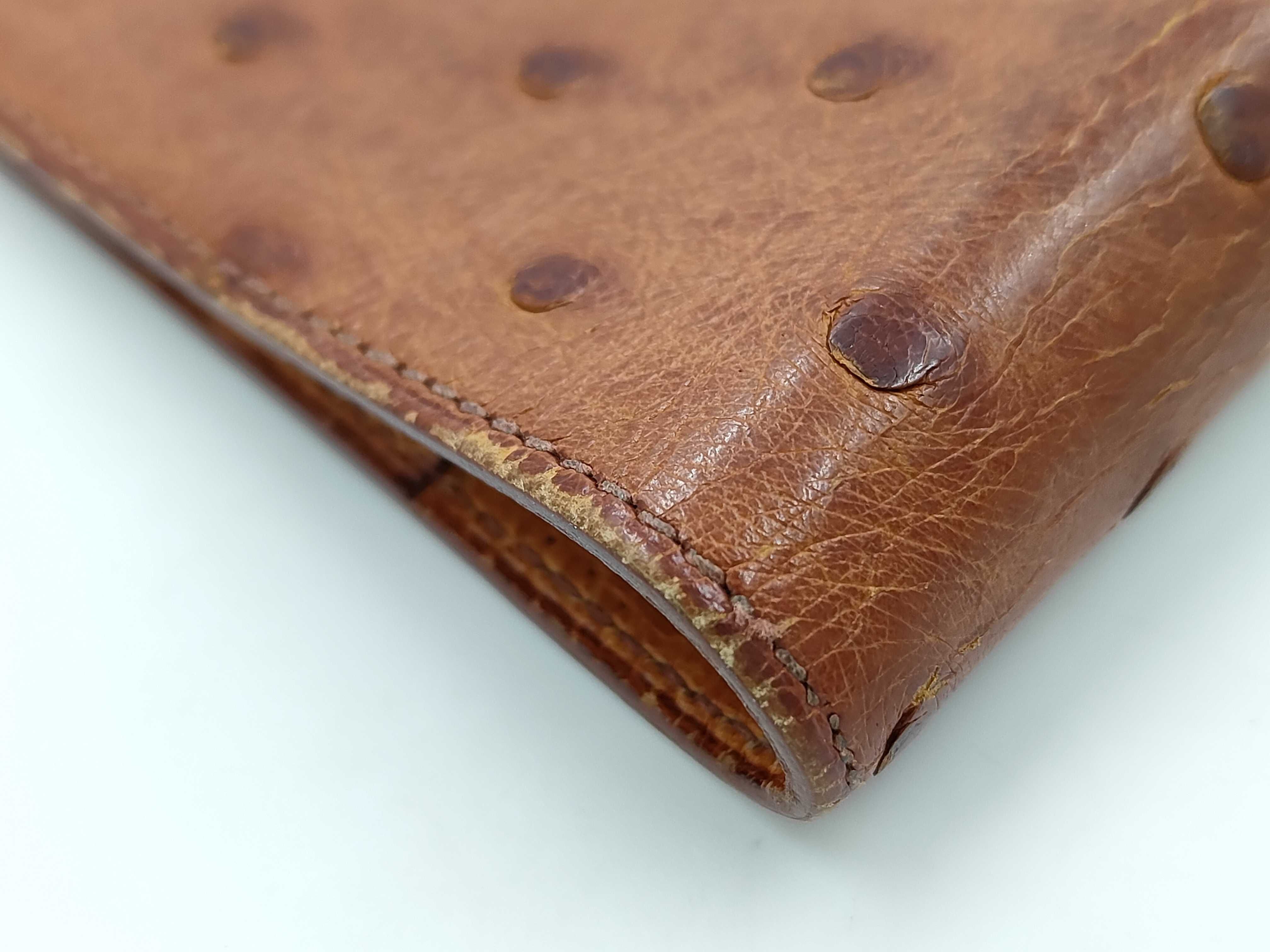 Hermes Ostrich Leather Agenda Cover, 1999