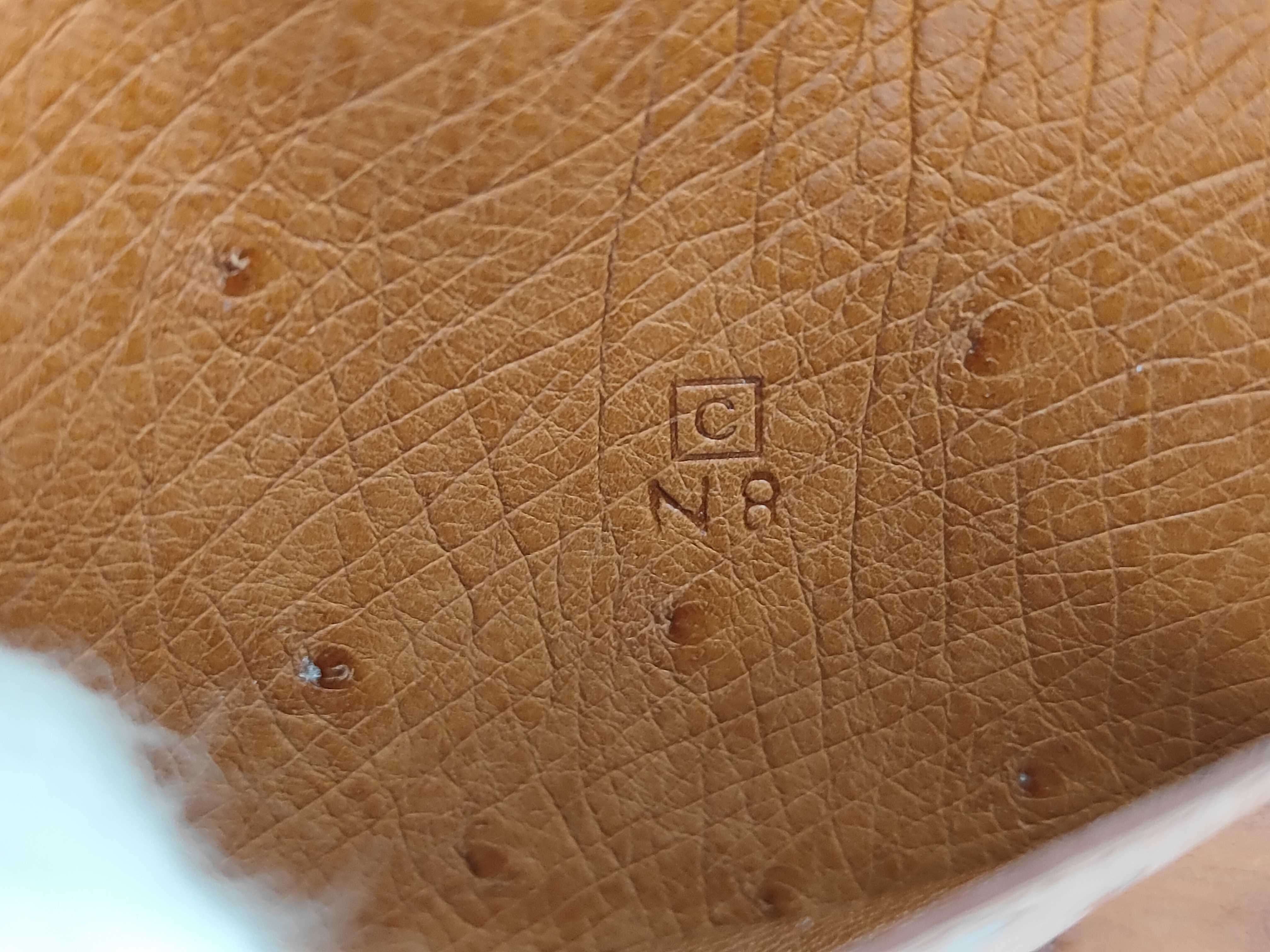 Hermes Ostrich Leather Agenda Cover, 1999