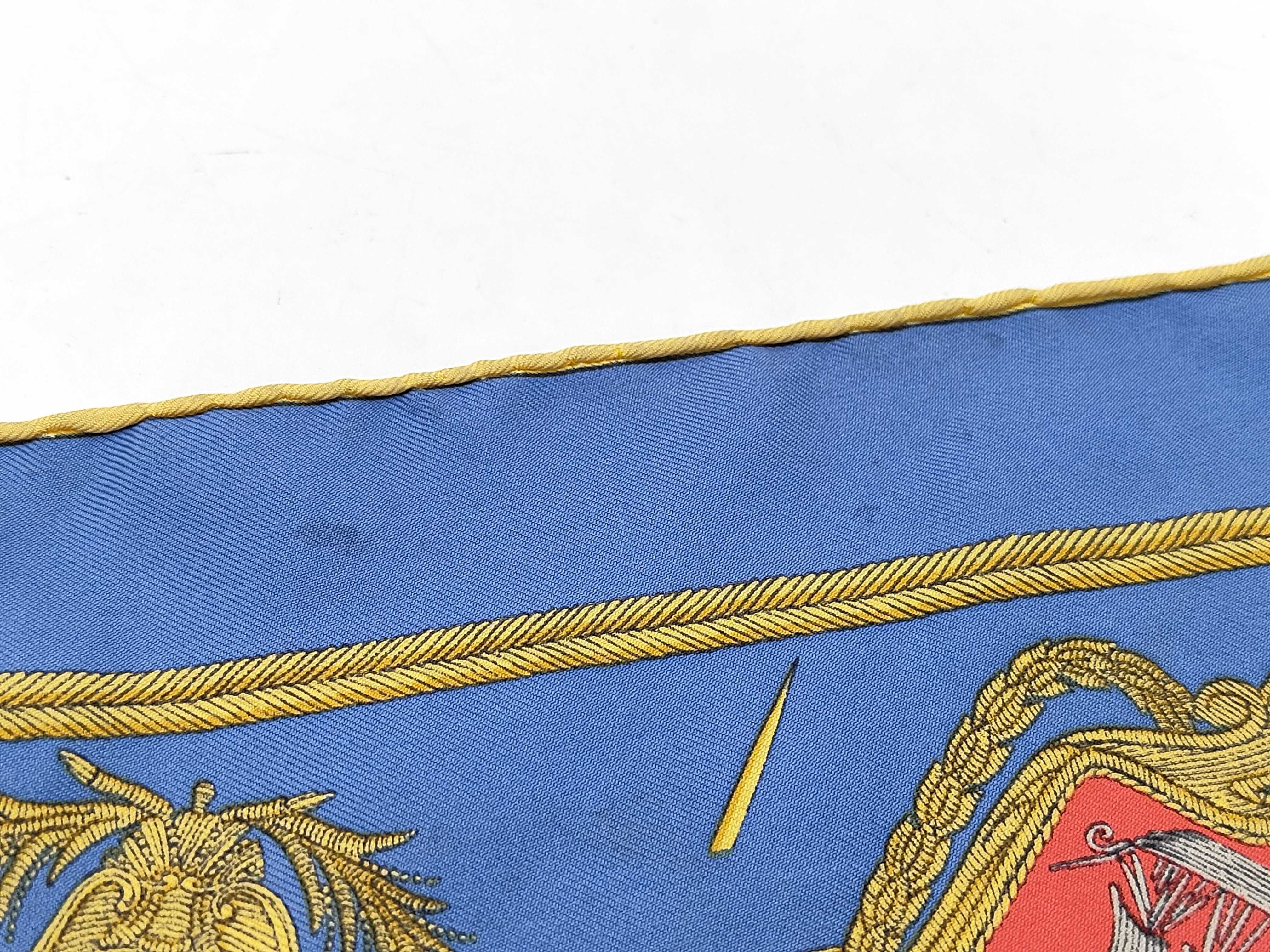 Hermes Les Armes de Paris Silk Gavroche Scarf