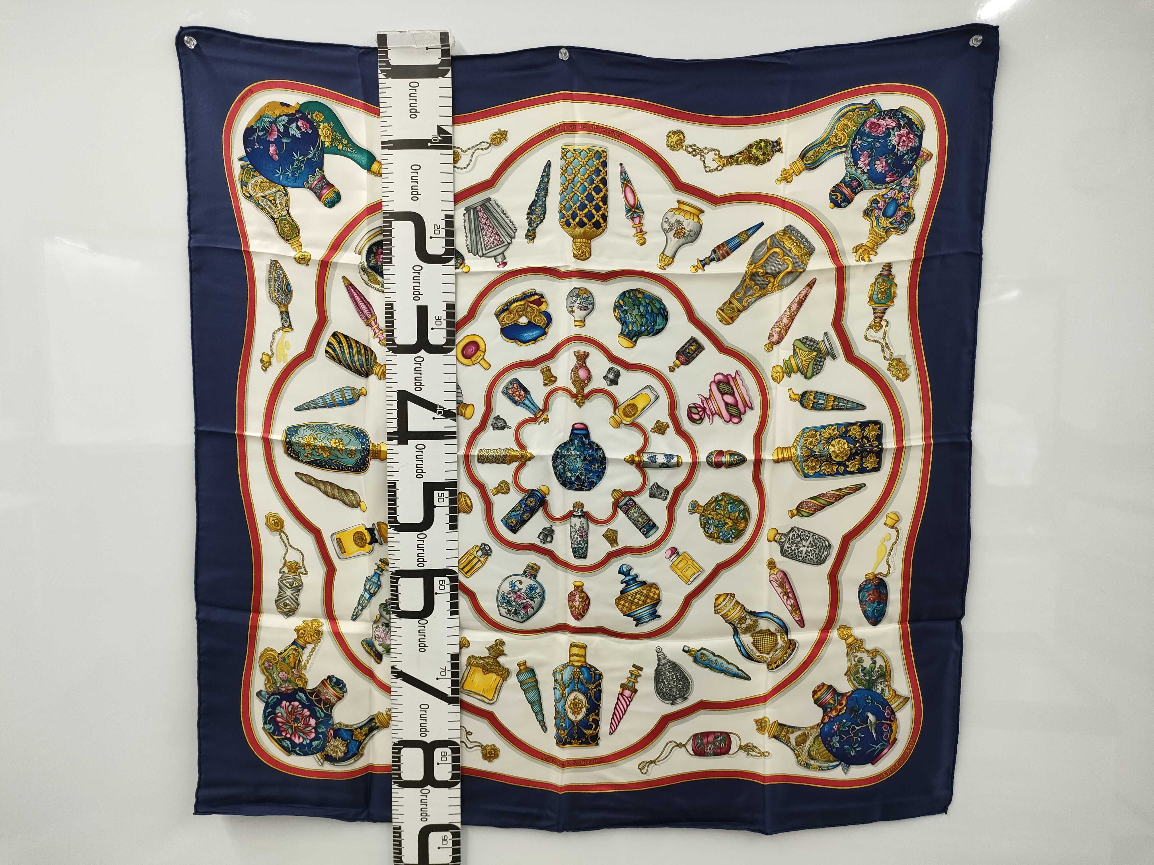 Hermes Qu'importe le flacon Silk Scarf by Catherine Baschet