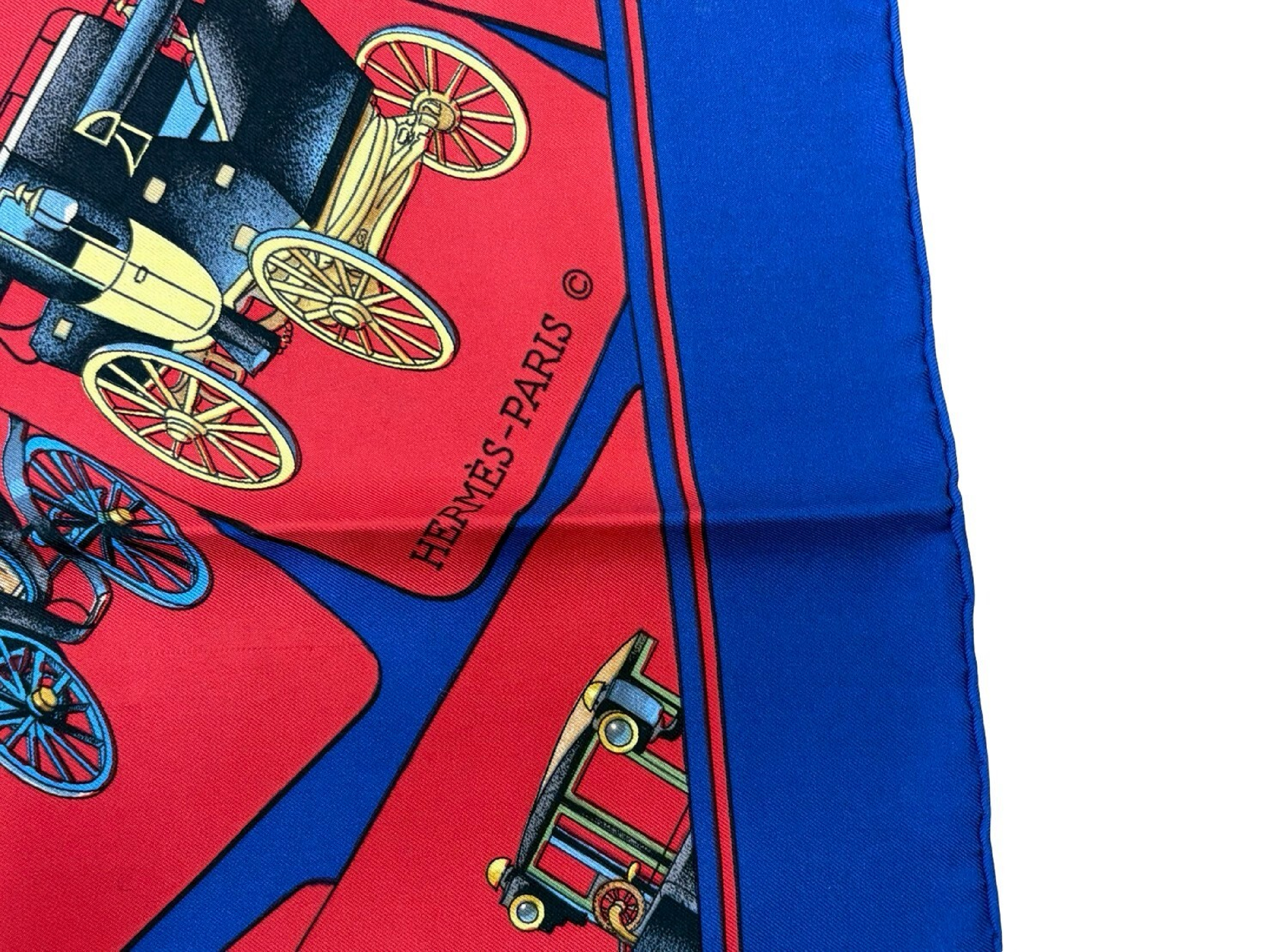 Hermes Silk Carrosserie Scarf by Philippe Ledoux