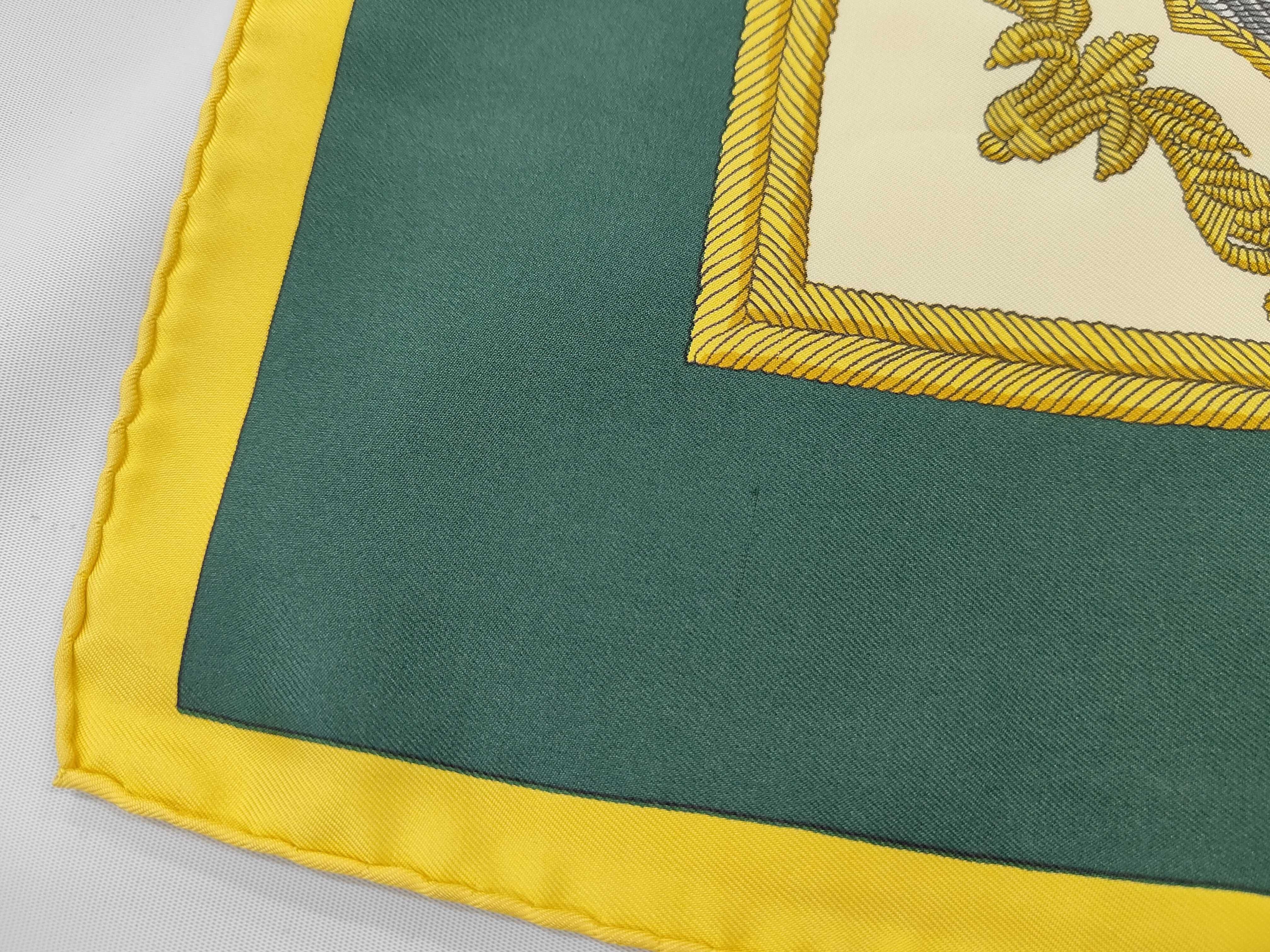 Hermes Silk Scarf in Les Armes de Paris Pattern