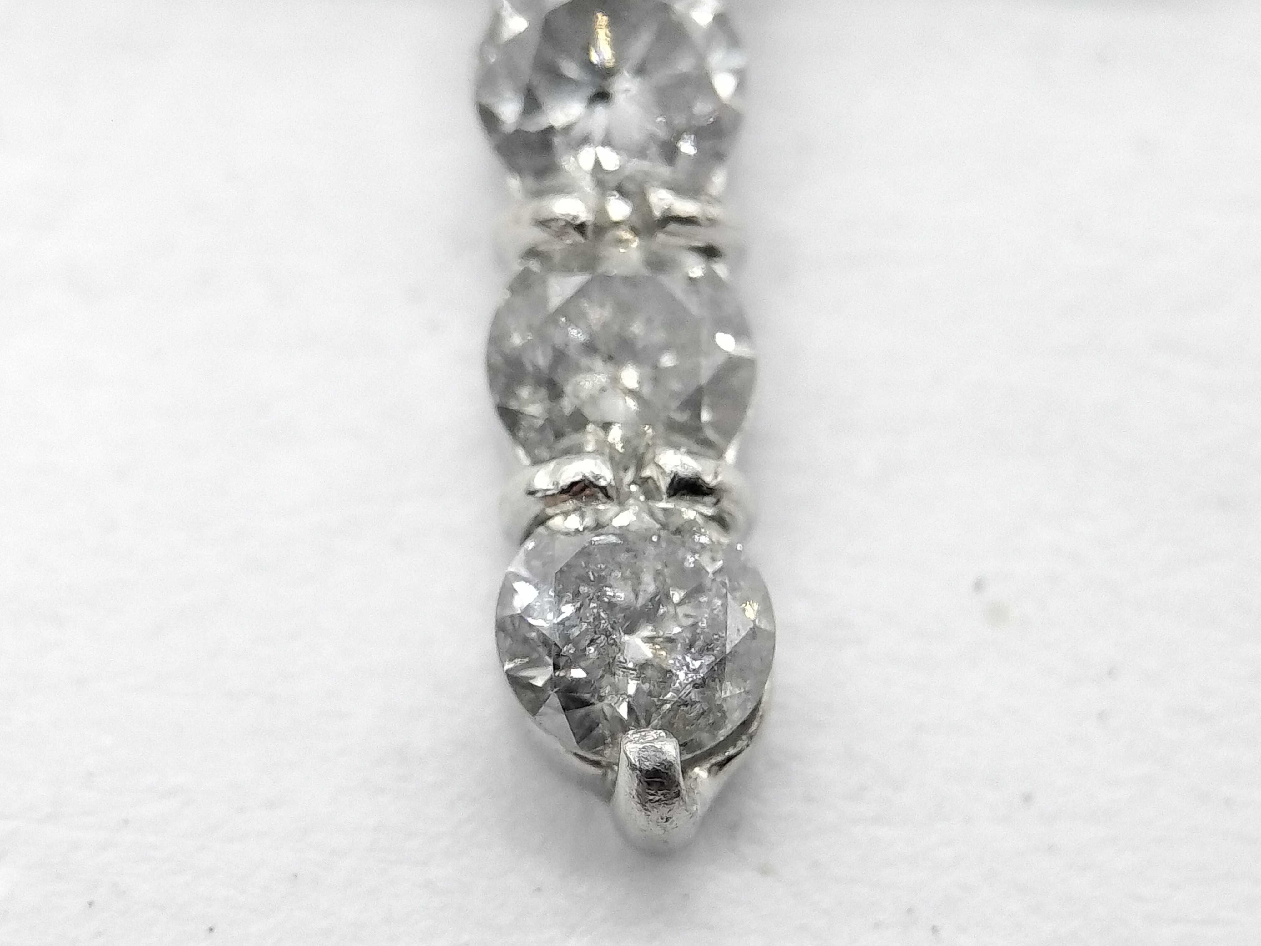 Diamond Cross Pendant and Singapore Chain in Pt1000 Platinum