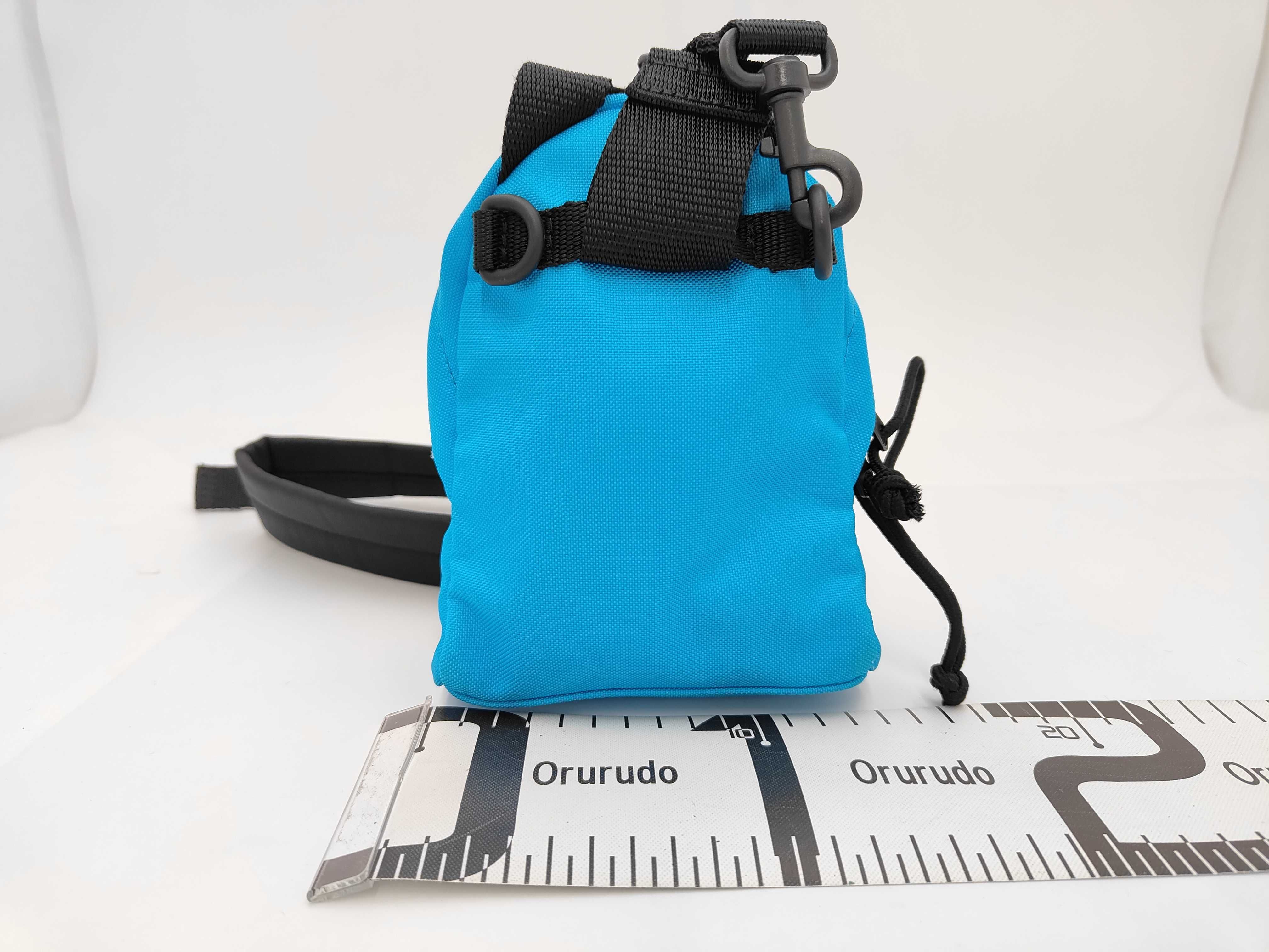 Balenciaga Bright Blue Nylon Oversized Mini Backpack Crossbody Bag
