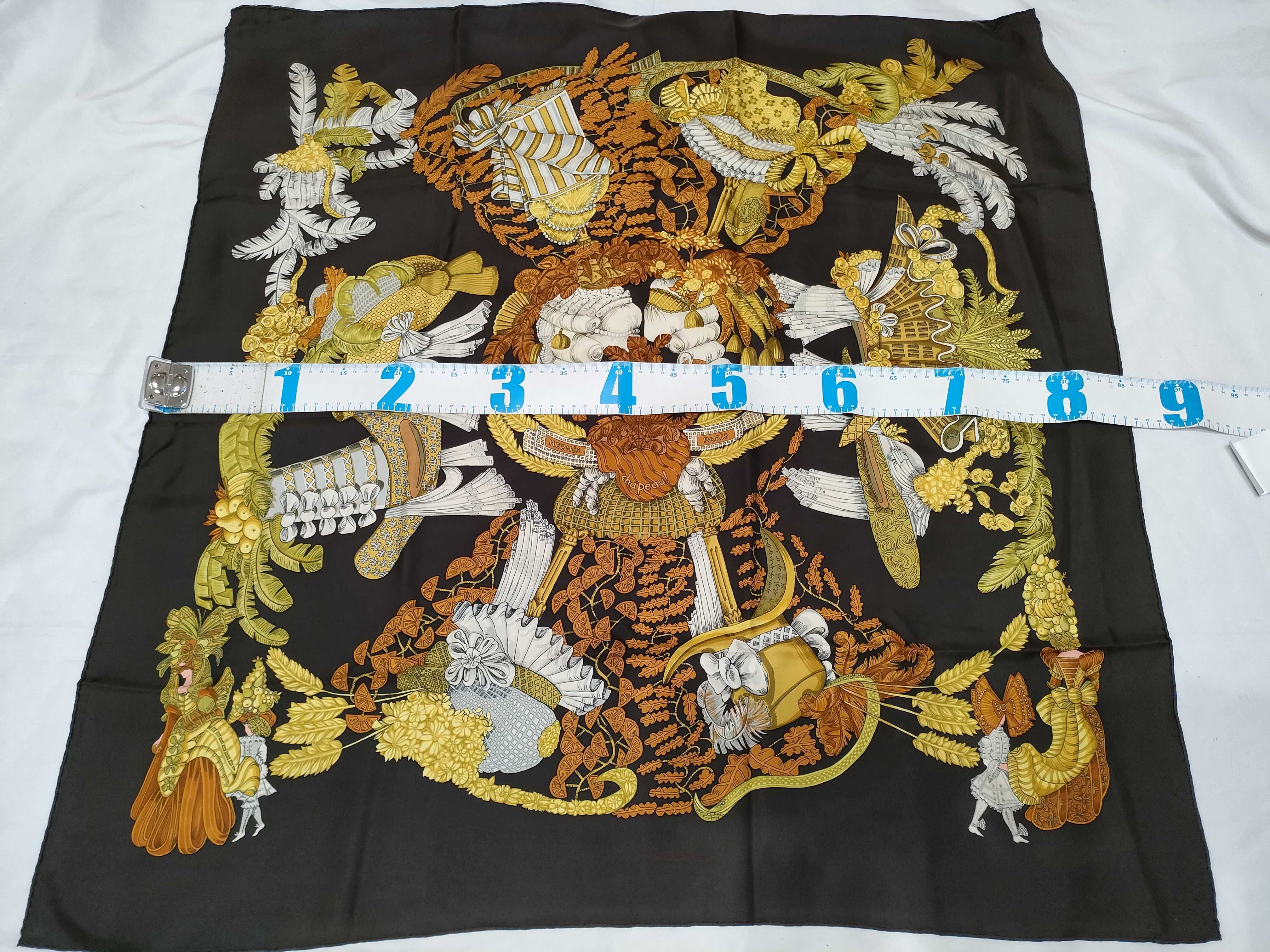 Hermes Chapeau Silk Scarf by Annie Faivre