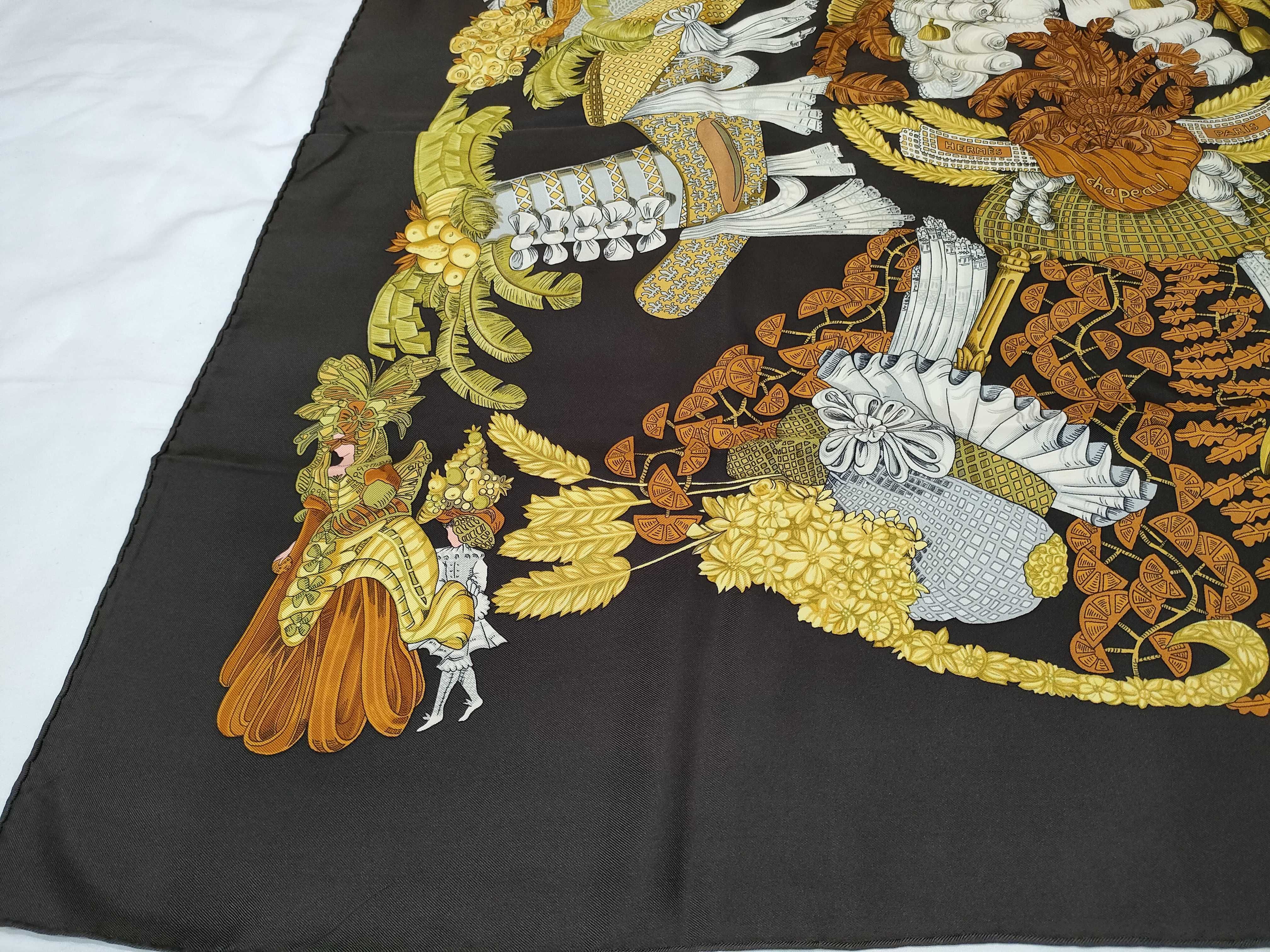 Hermes Chapeau Silk Scarf by Annie Faivre