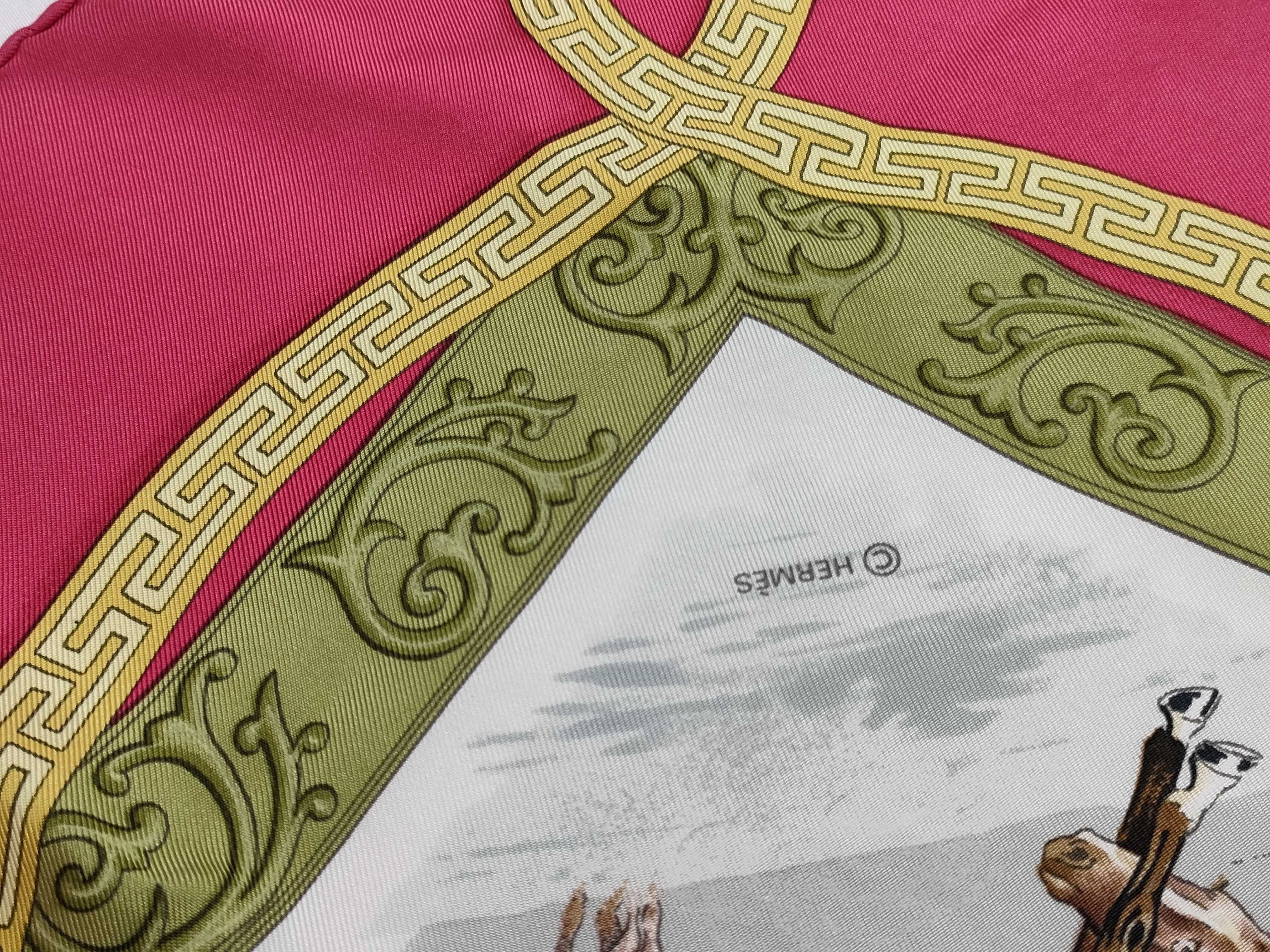 Hermes Charreada Silk Scarf