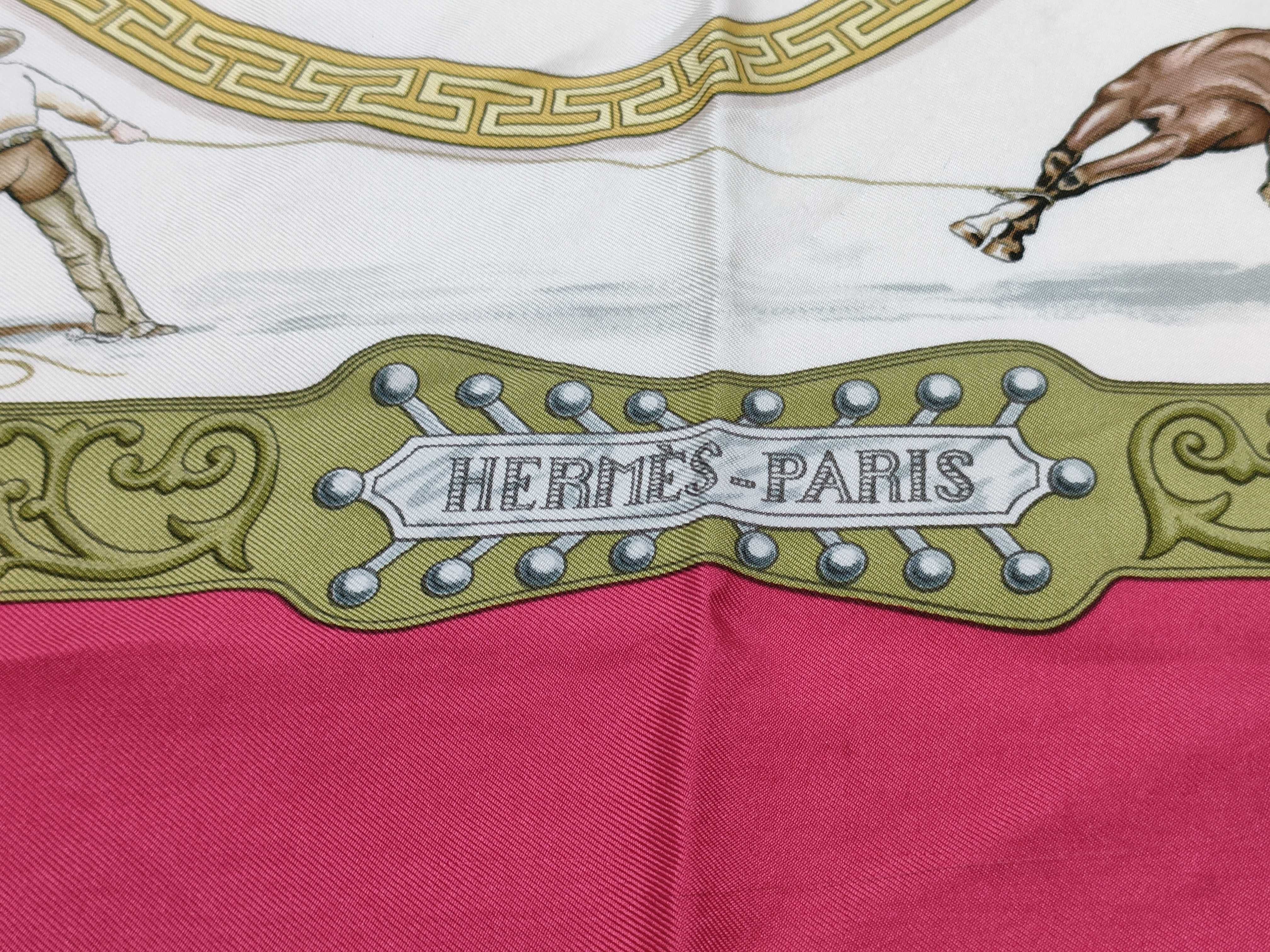 Hermes Charreada Silk Scarf