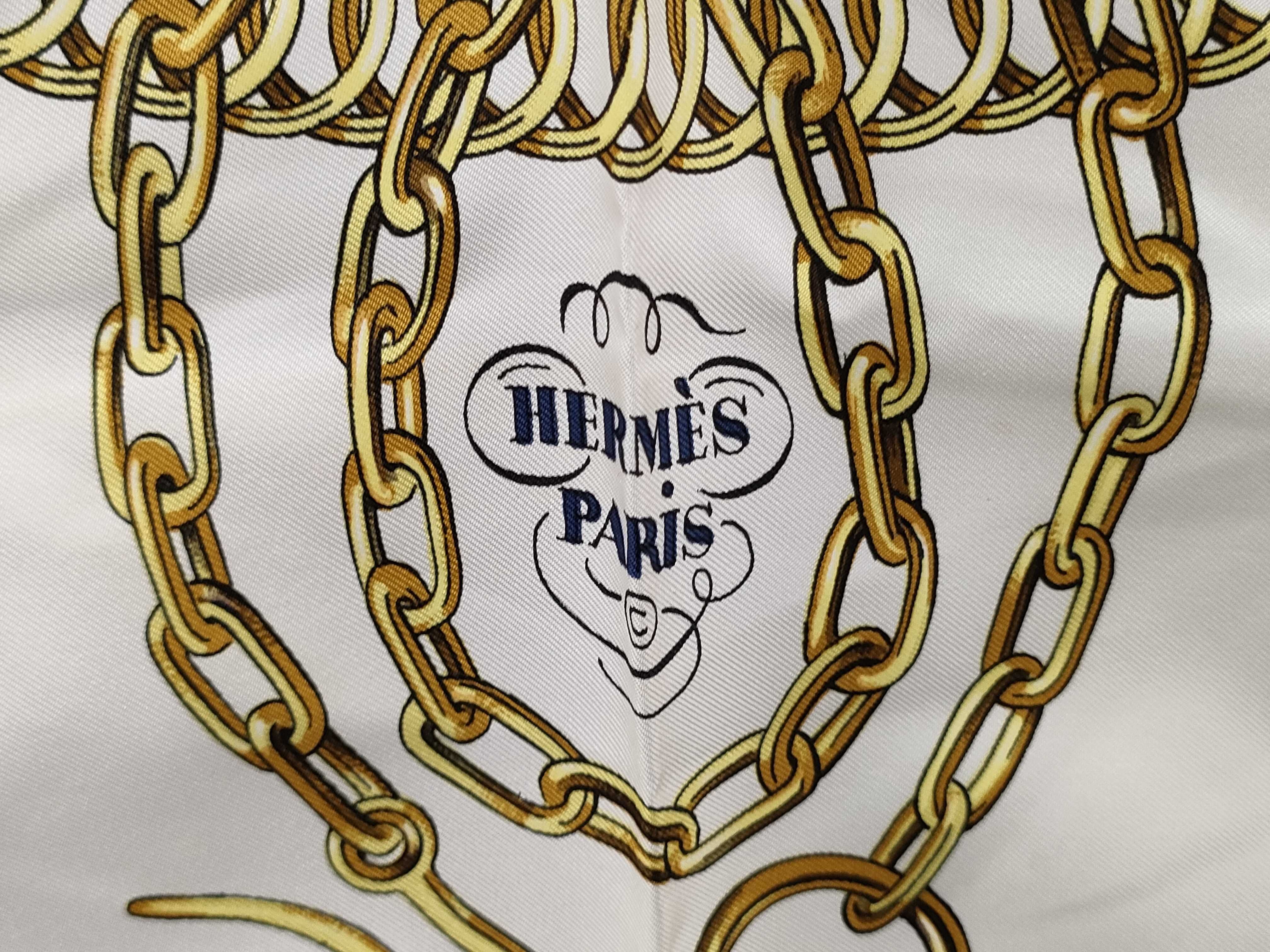 Hermes Equipages Silk Scarf
