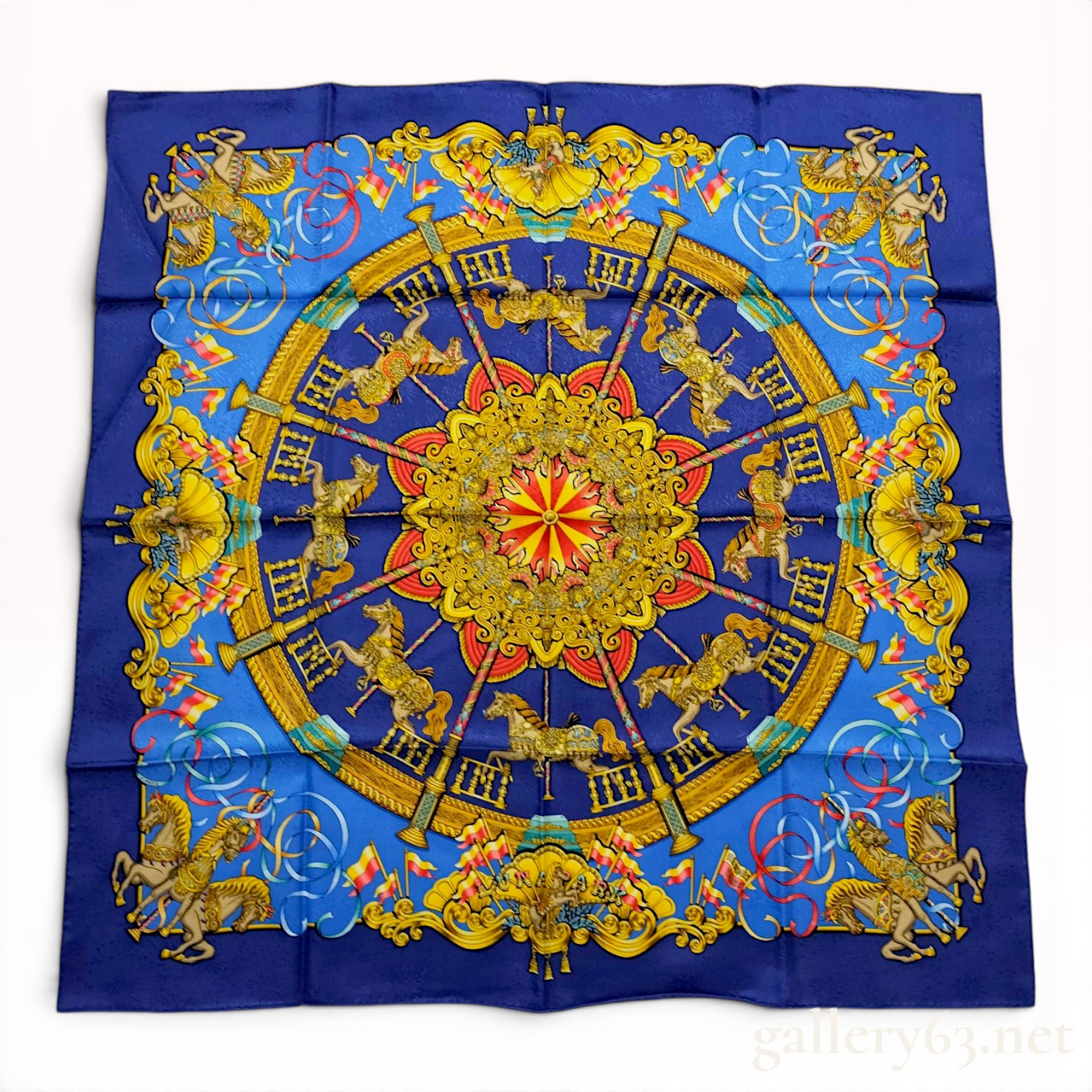 Hermes Lunapark Silk Jacquard Scarf by Joachim Metz
