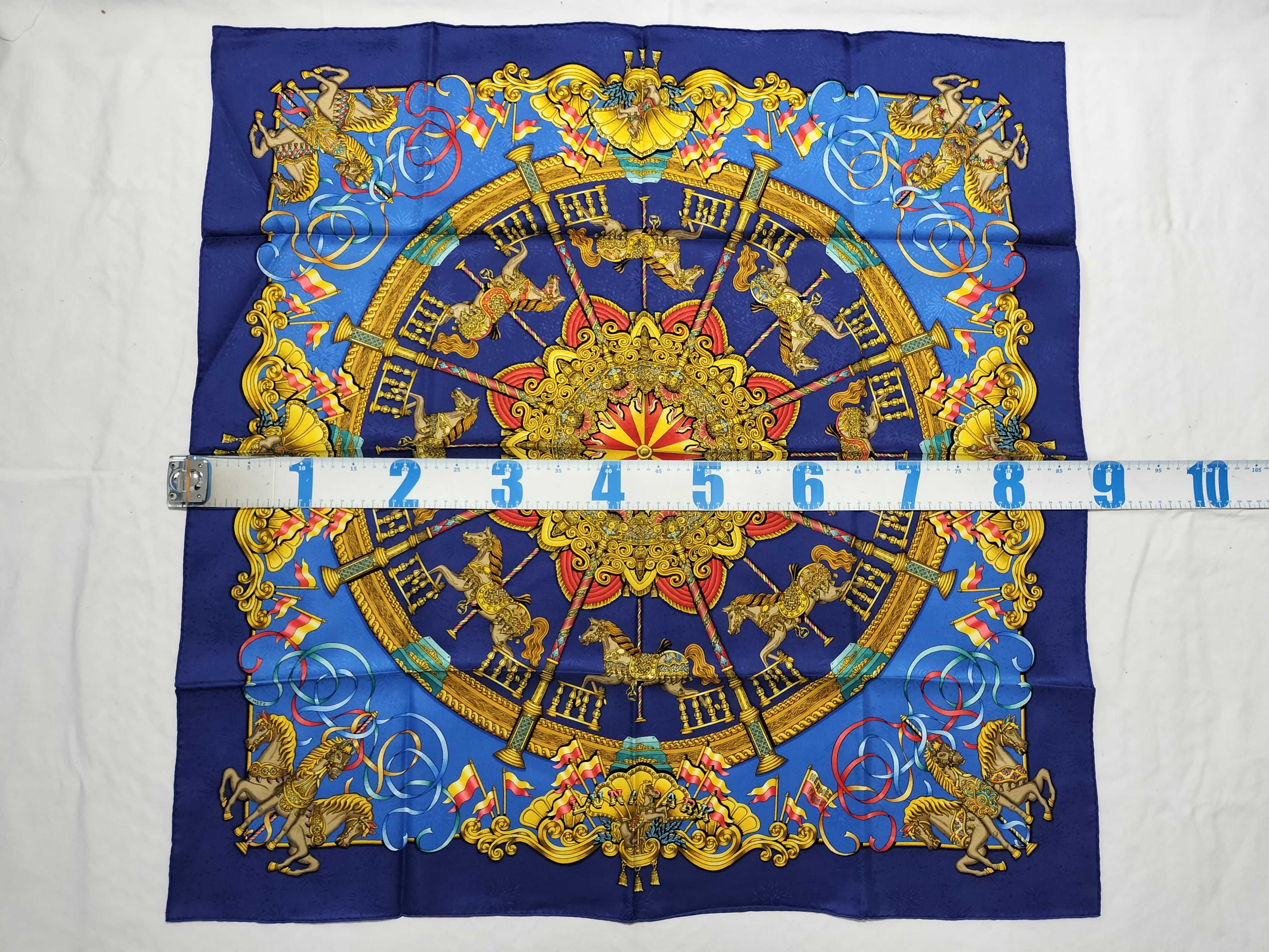 Hermes Lunapark Silk Jacquard Scarf by Joachim Metz
