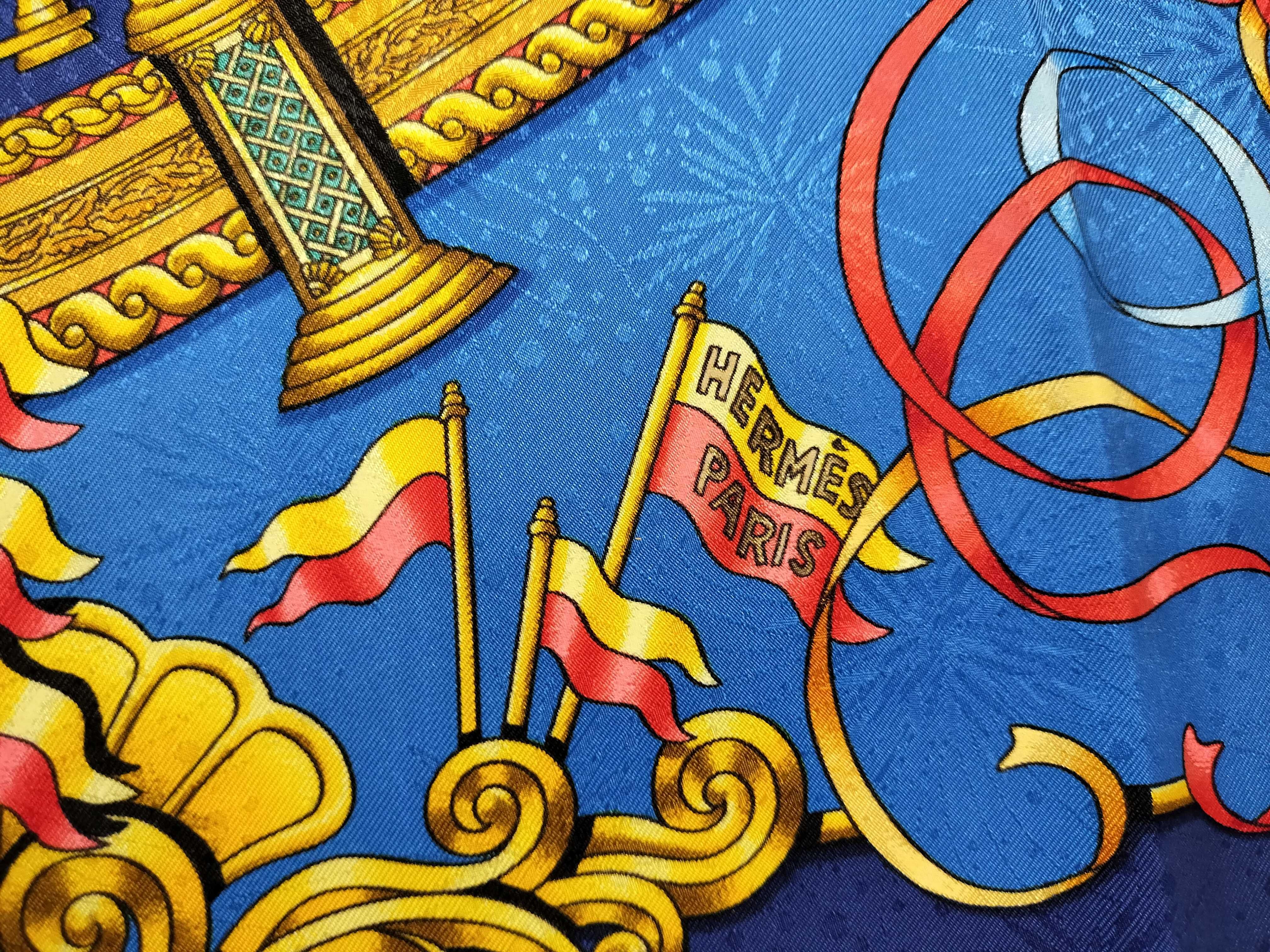 Hermes Lunapark Silk Jacquard Scarf by Joachim Metz