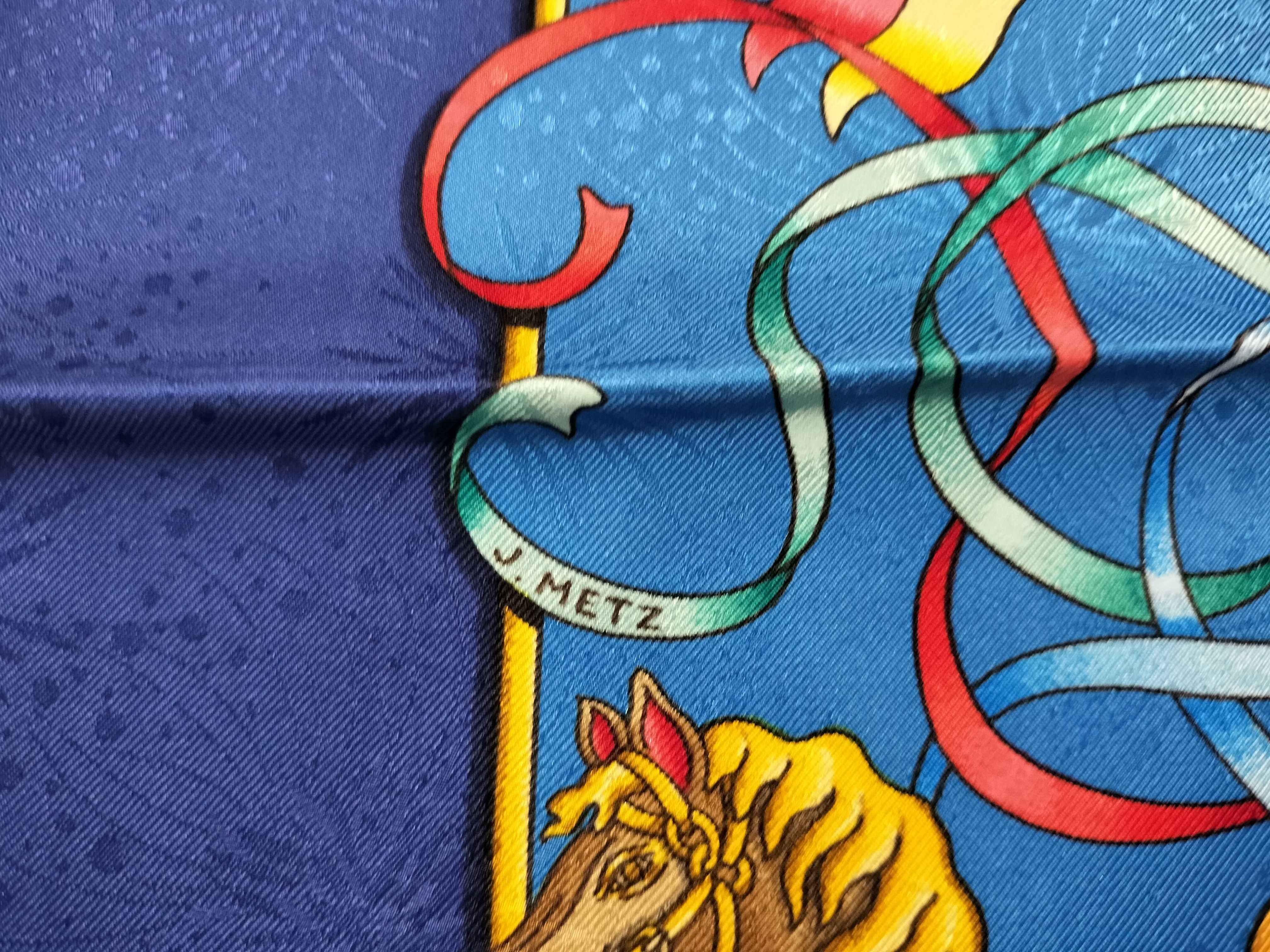 Hermes Lunapark Silk Jacquard Scarf by Joachim Metz