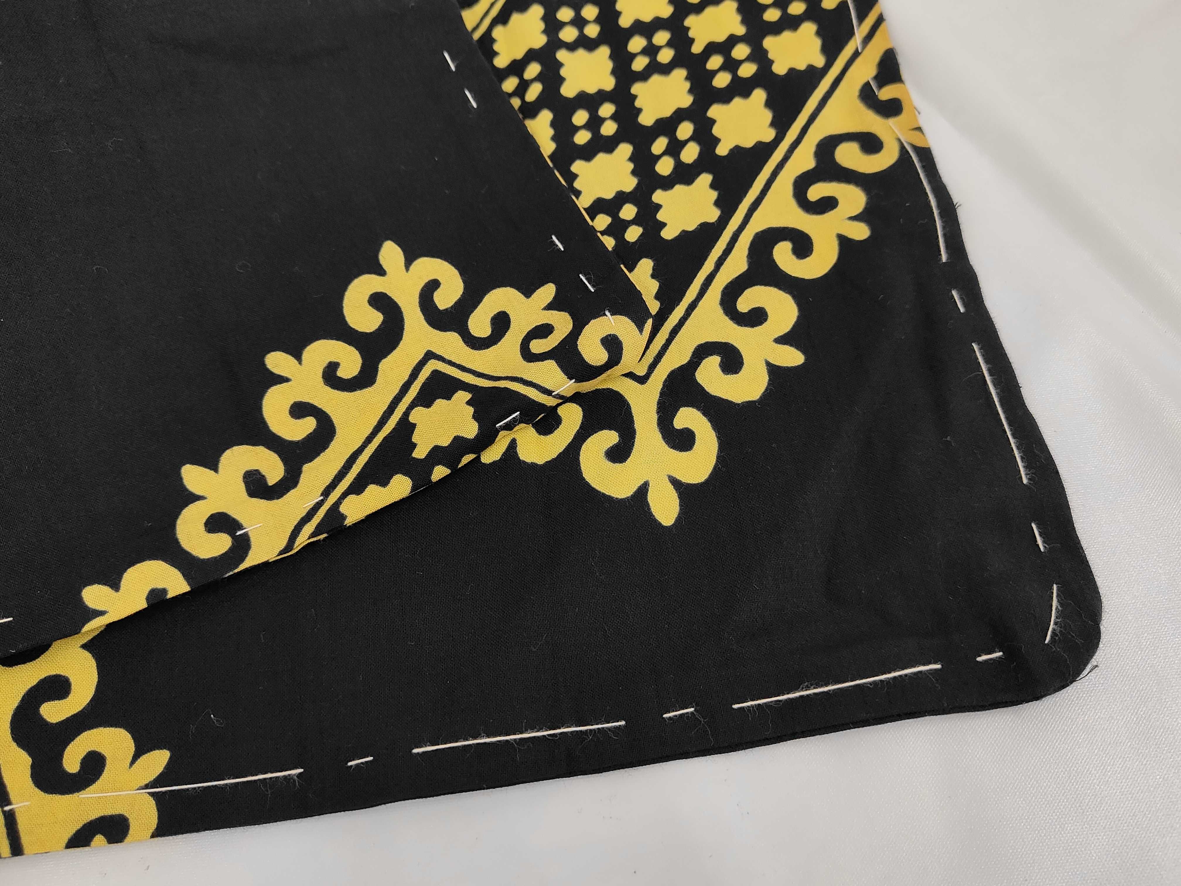 Jean Paul Gaultier Men's Cotton Yukata with Diamond Pattern, Made in Japan