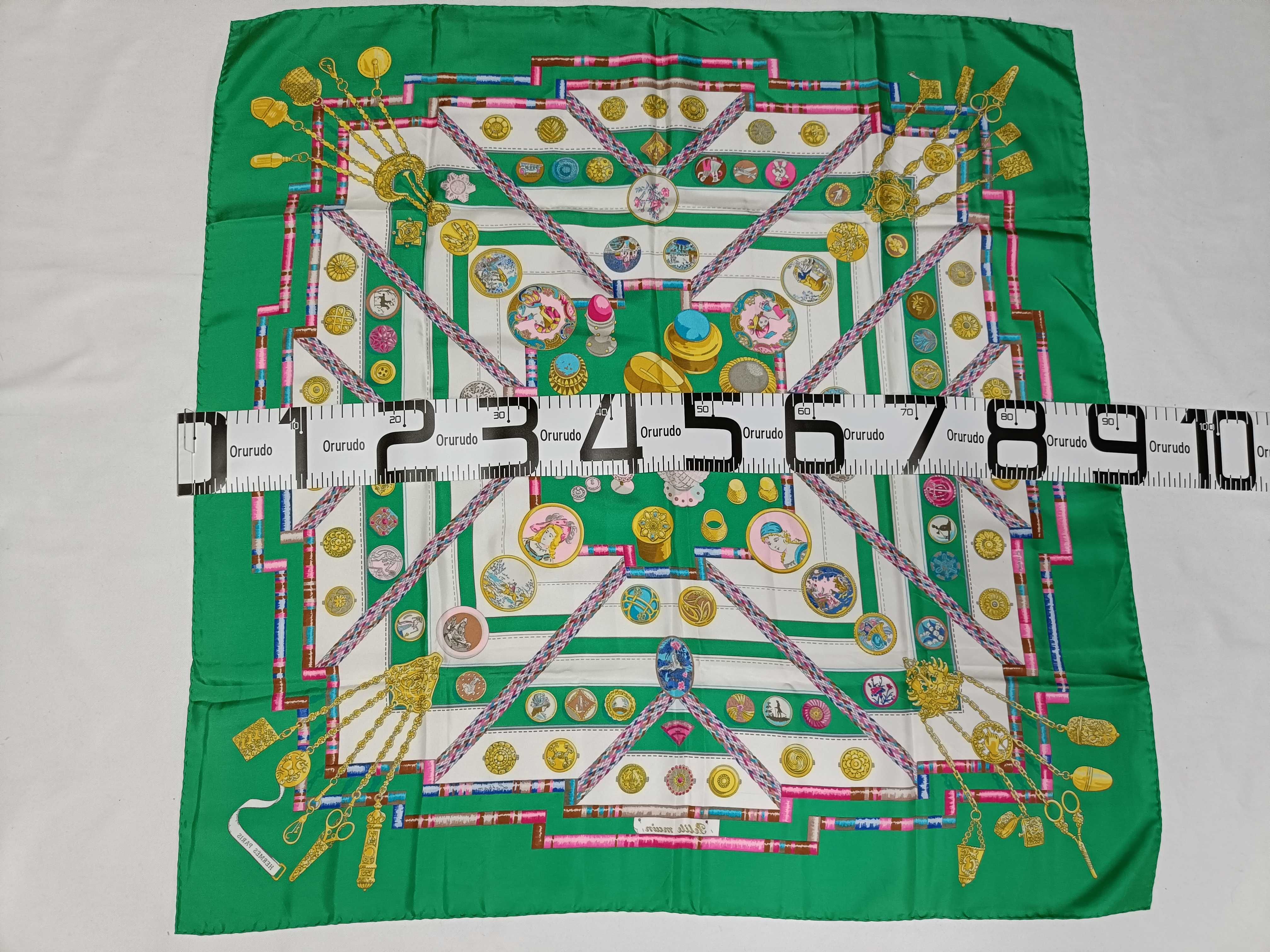 Hermes Petite Main Silk Scarf by Catherine Latham