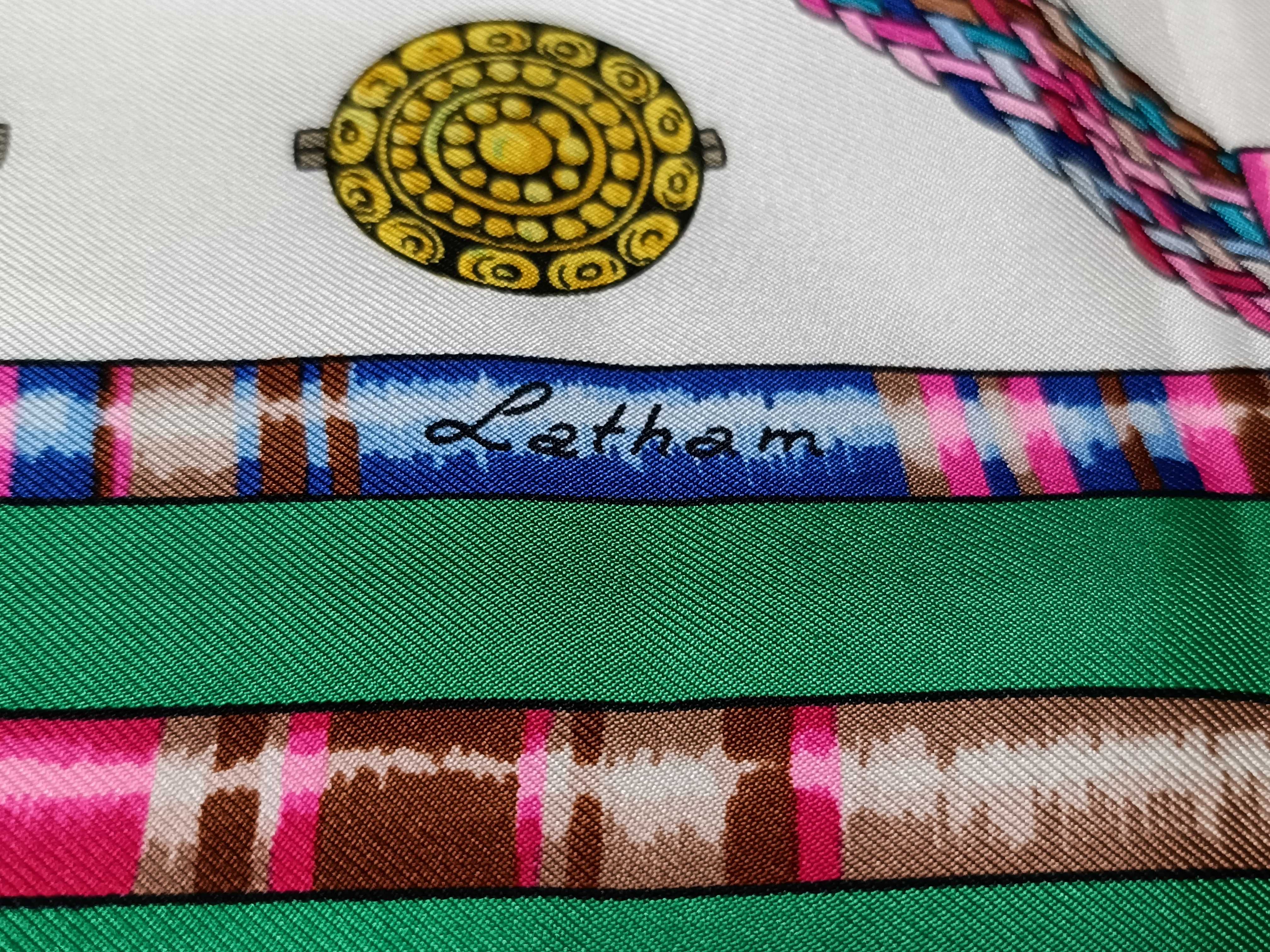 Hermes Petite Main Silk Scarf by Catherine Latham