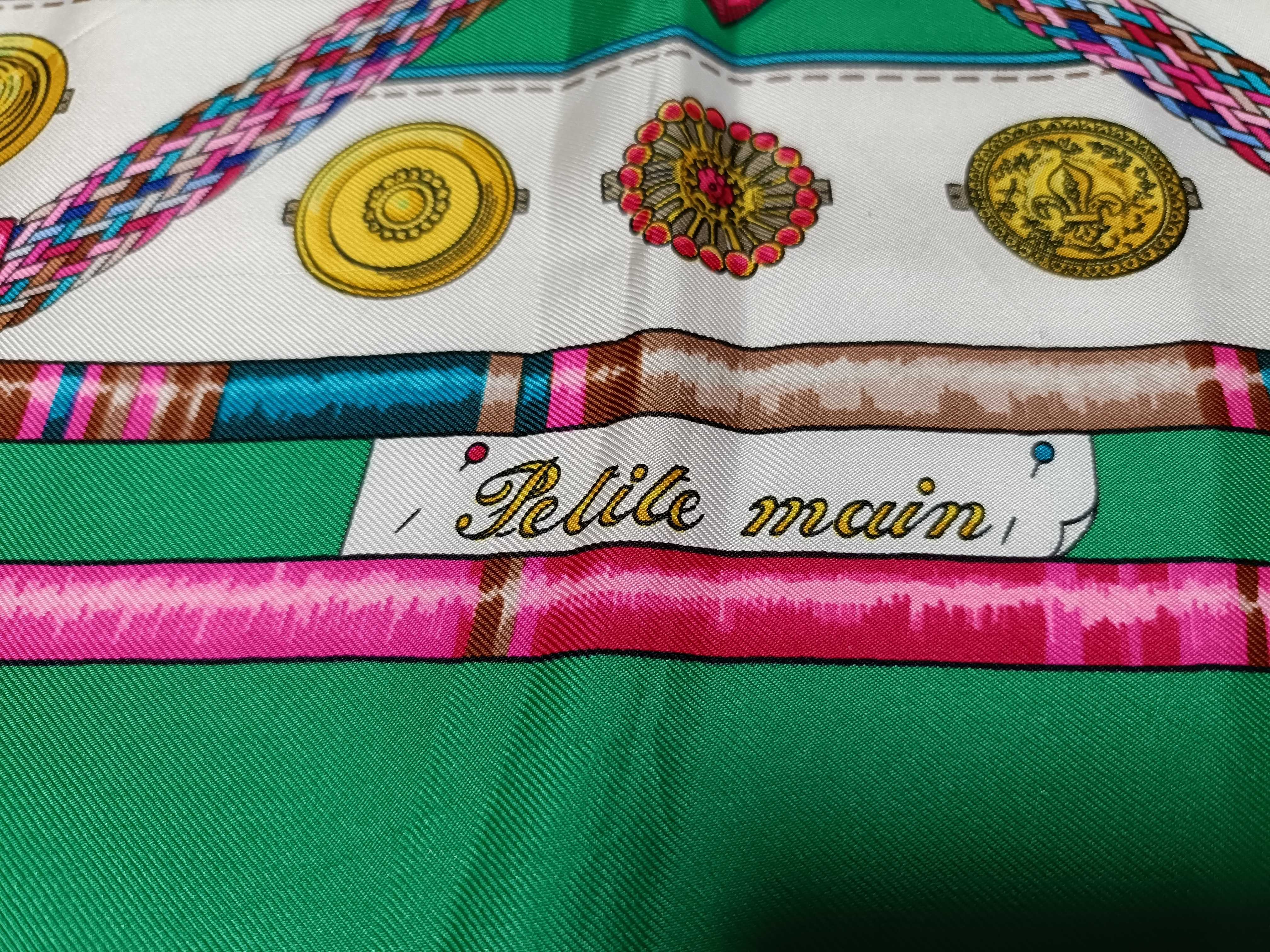 Hermes Petite Main Silk Scarf by Catherine Latham