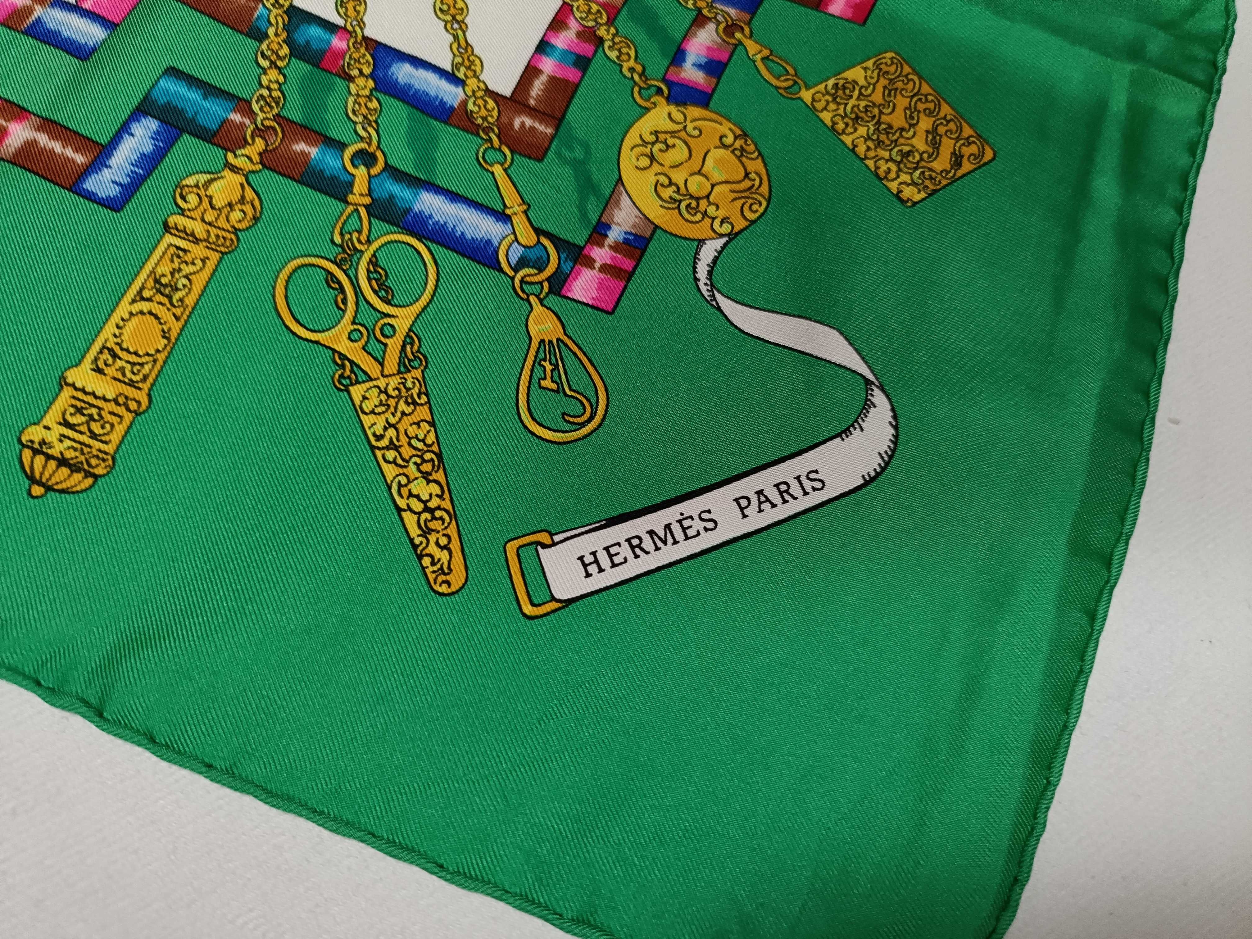 Hermes Petite Main Silk Scarf by Catherine Latham