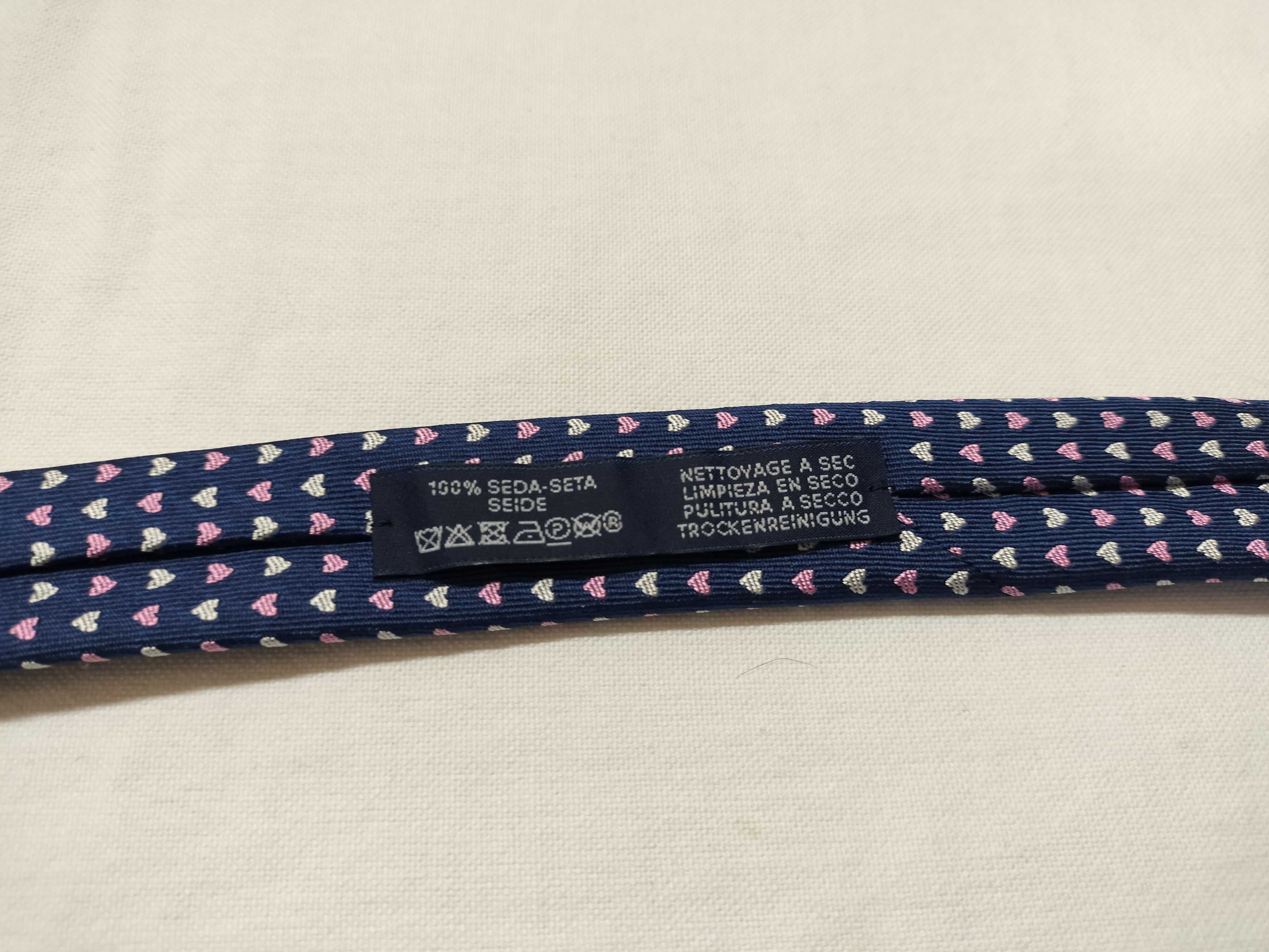 Hermes Silk Heart Motif Necktie, Reference 339366T