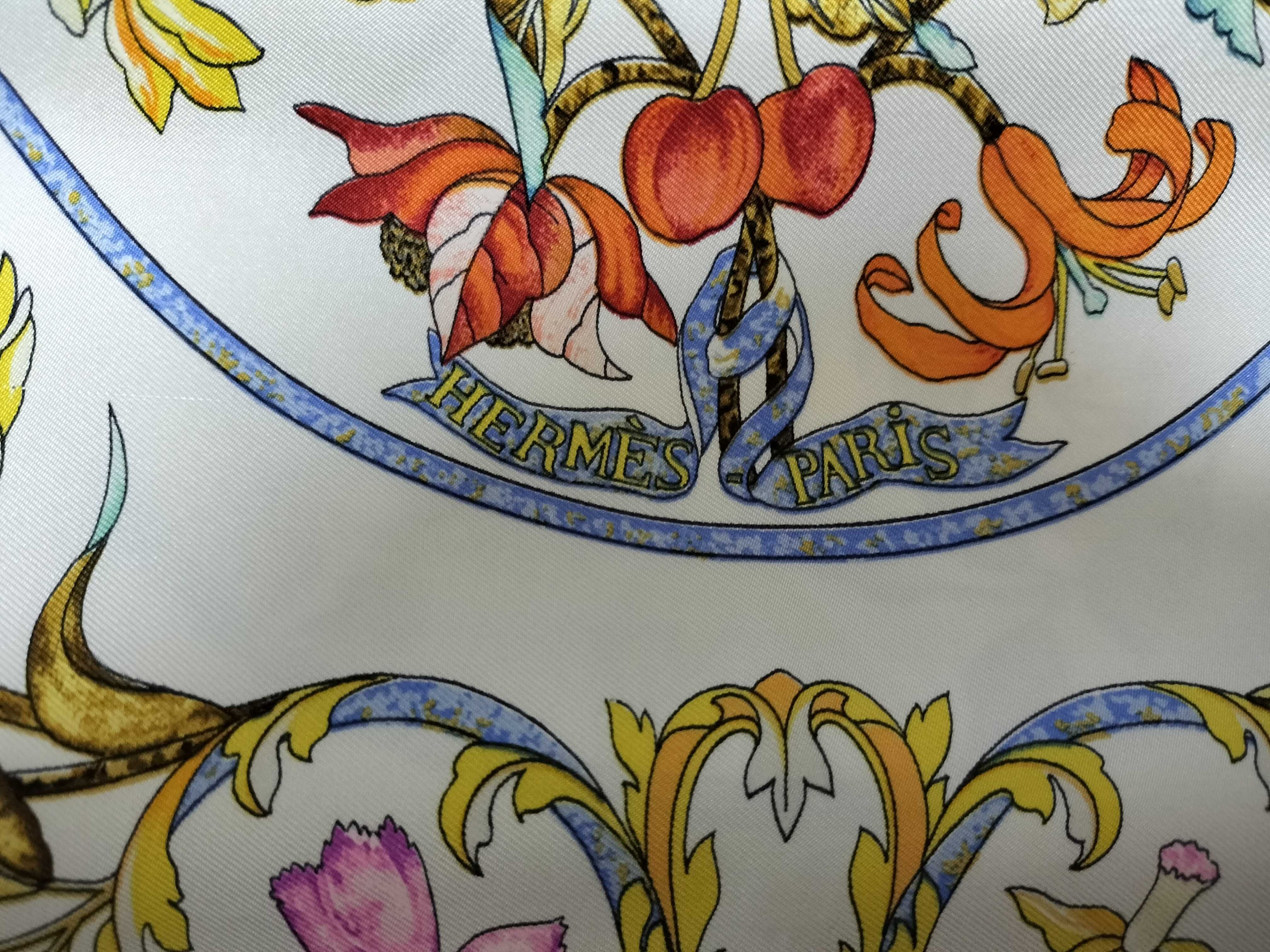 Hermes Pierres d Orient et d Occident Silk Carre 90 Scarf