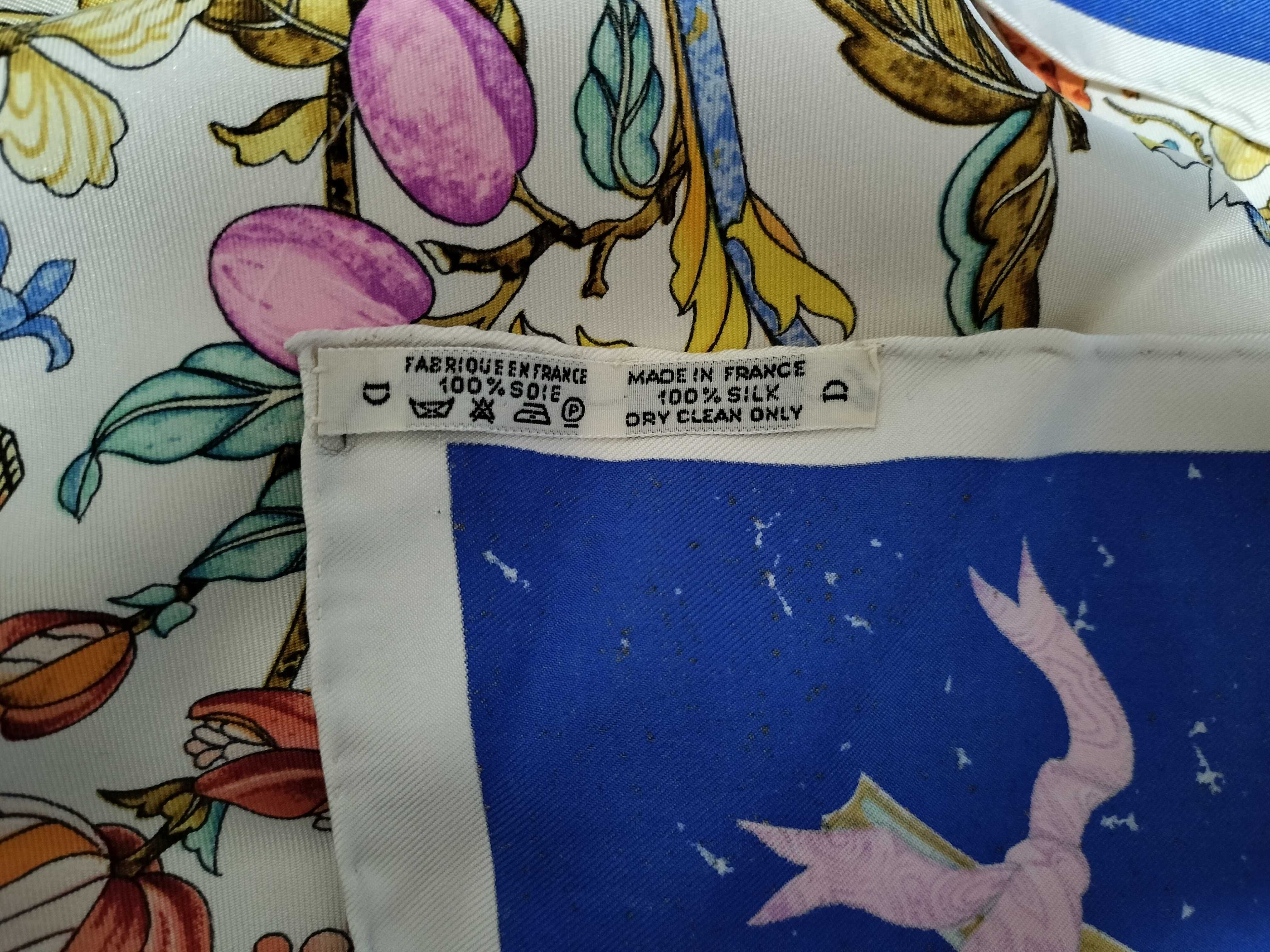Hermes Pierres d Orient et d Occident Silk Carre 90 Scarf