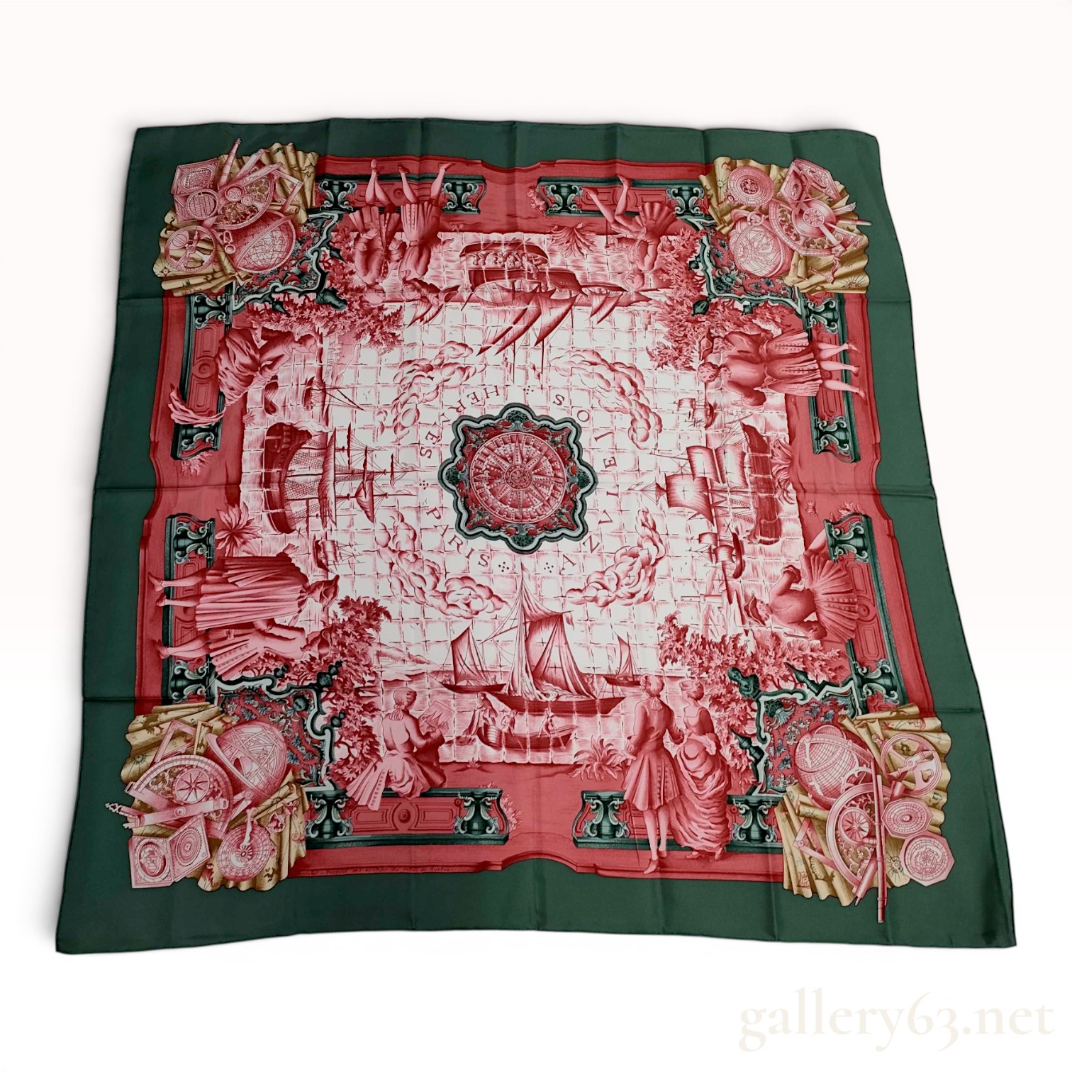 Hermes Les Azulejos Silk Scarf by Catherine Baschet