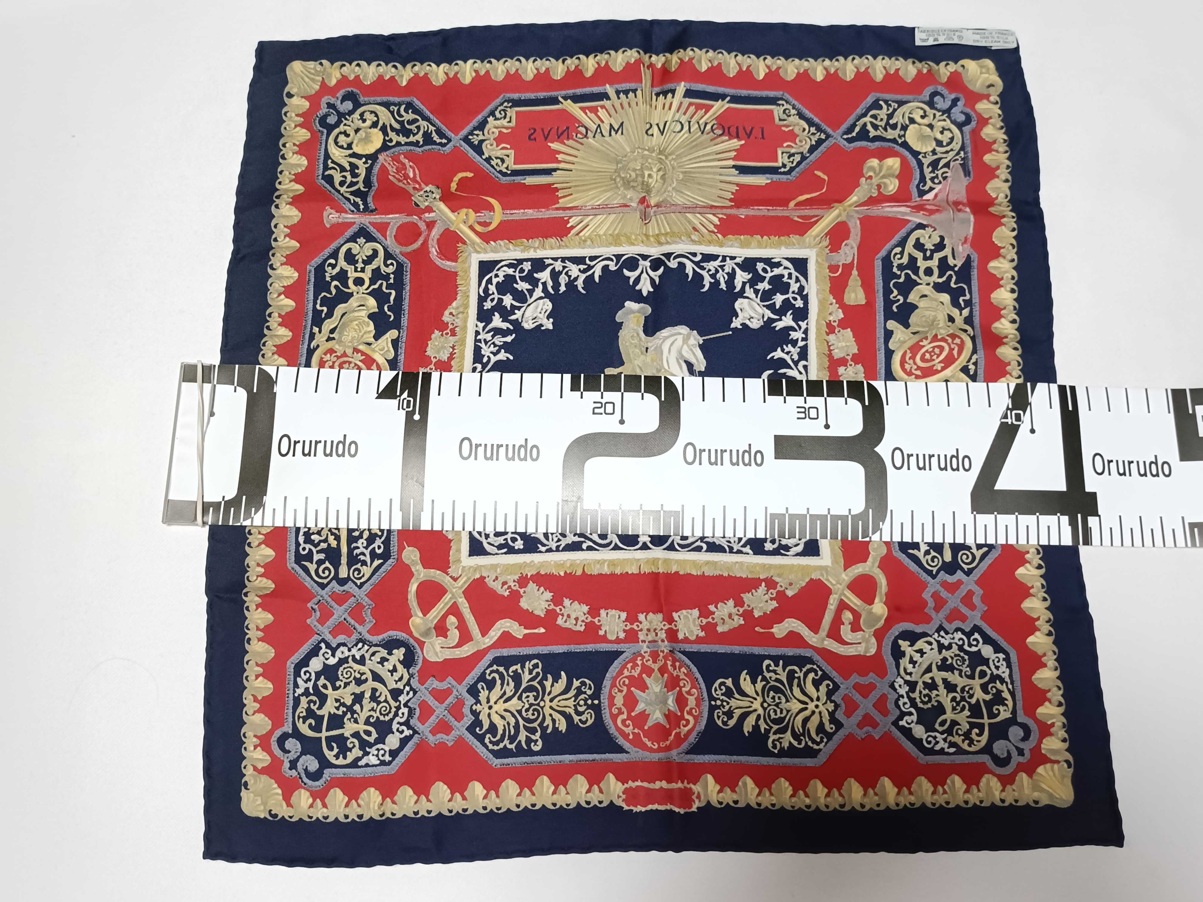 Hermes Ludovicus Magnus Silk Gavroche Scarf