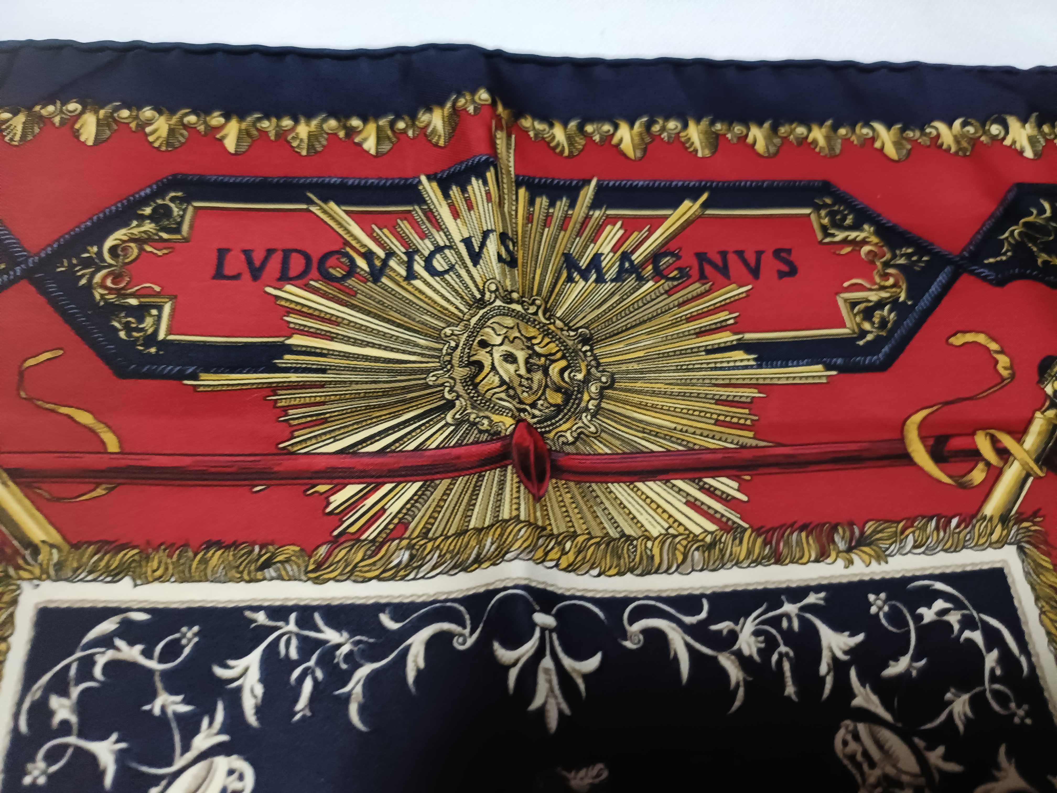 Hermes Ludovicus Magnus Silk Gavroche Scarf