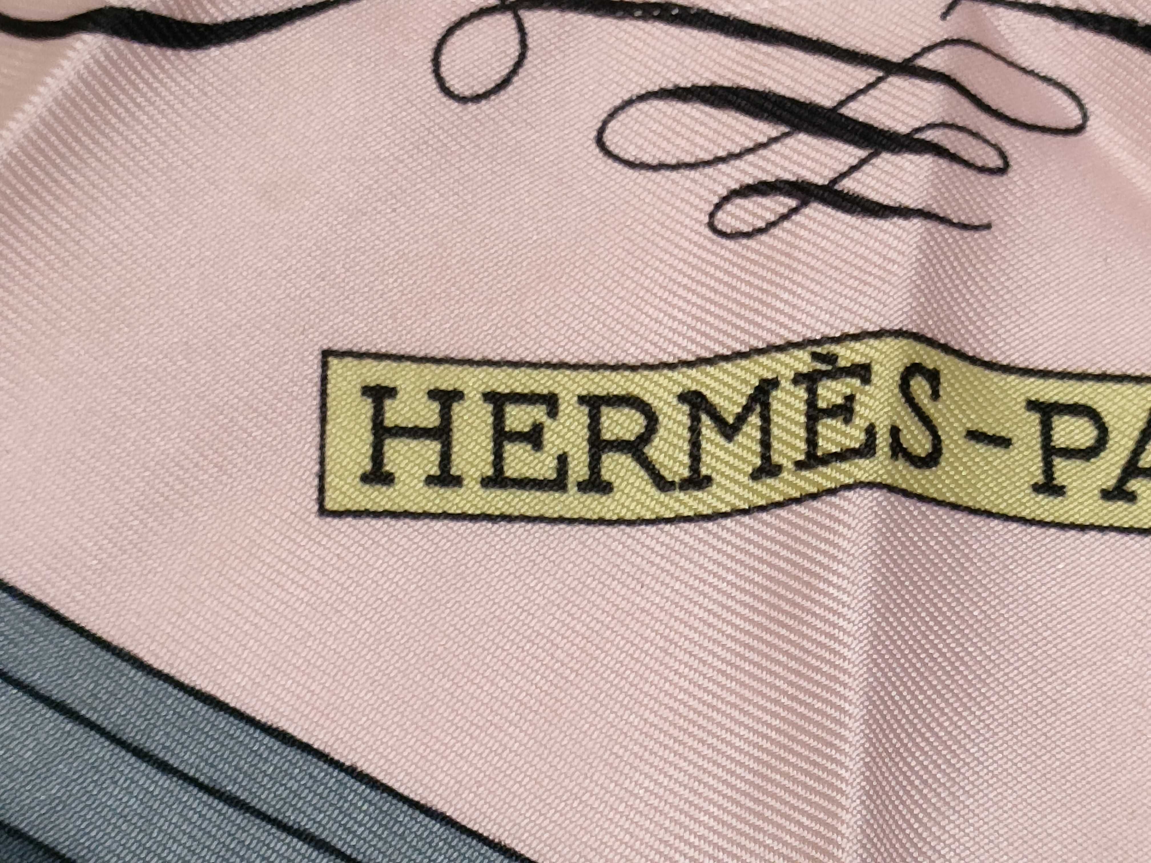 Hermes Springs Silk Carre 90 Scarf by Philippe Ledoux