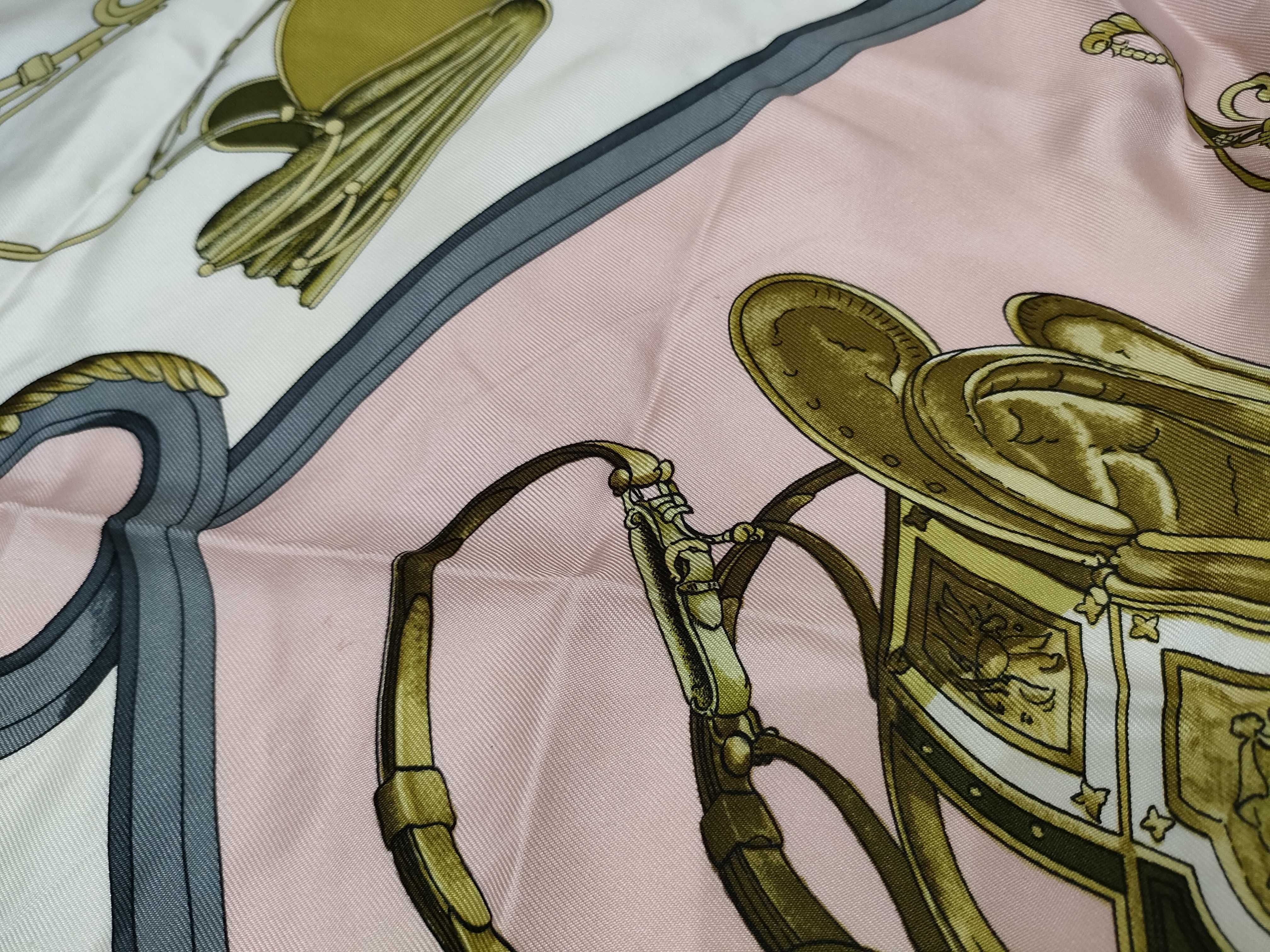 Hermes Springs Silk Carre 90 Scarf by Philippe Ledoux