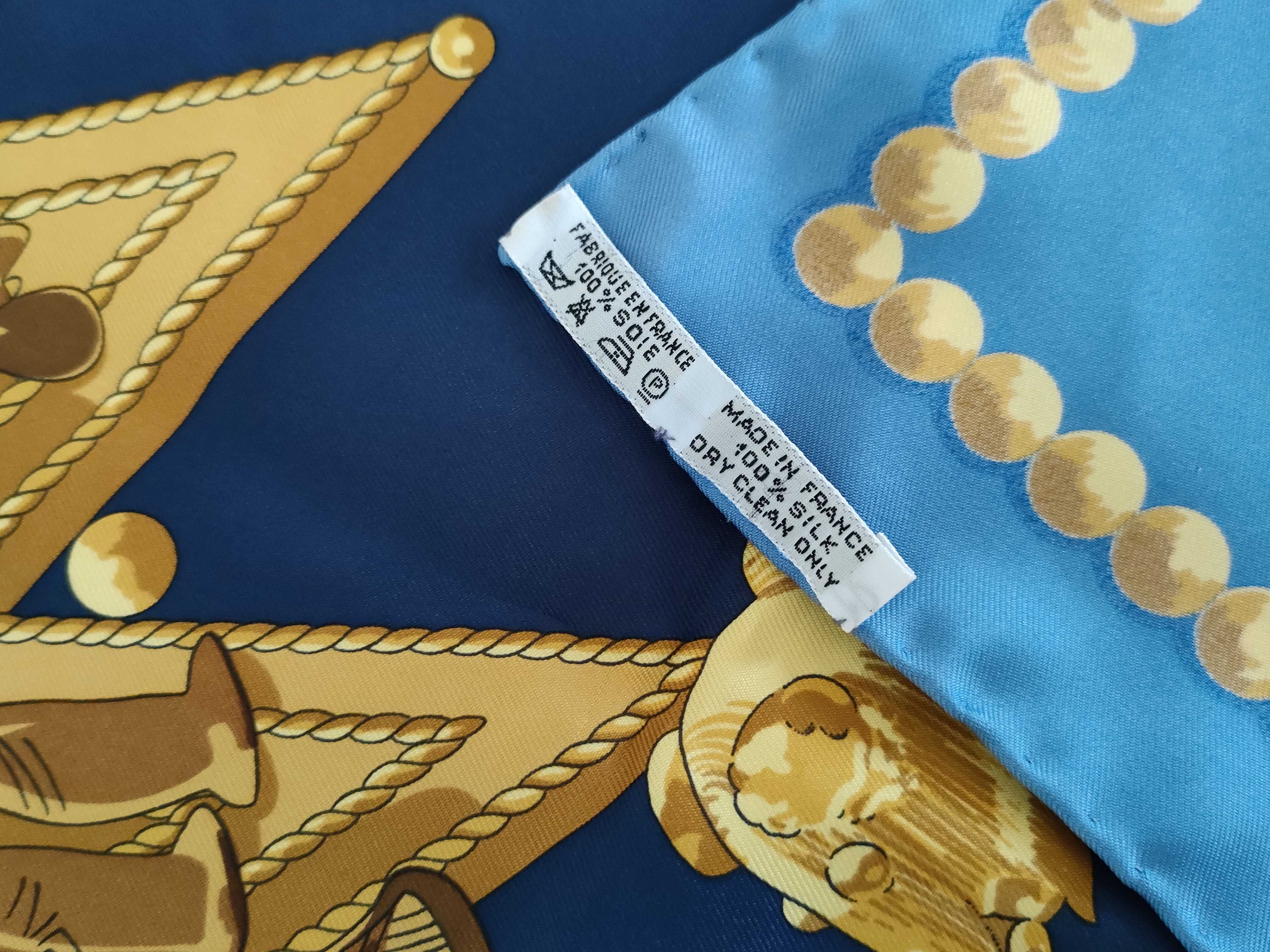 Hermes Catherine Latham Cuillers d'Afrique Silk Scarf