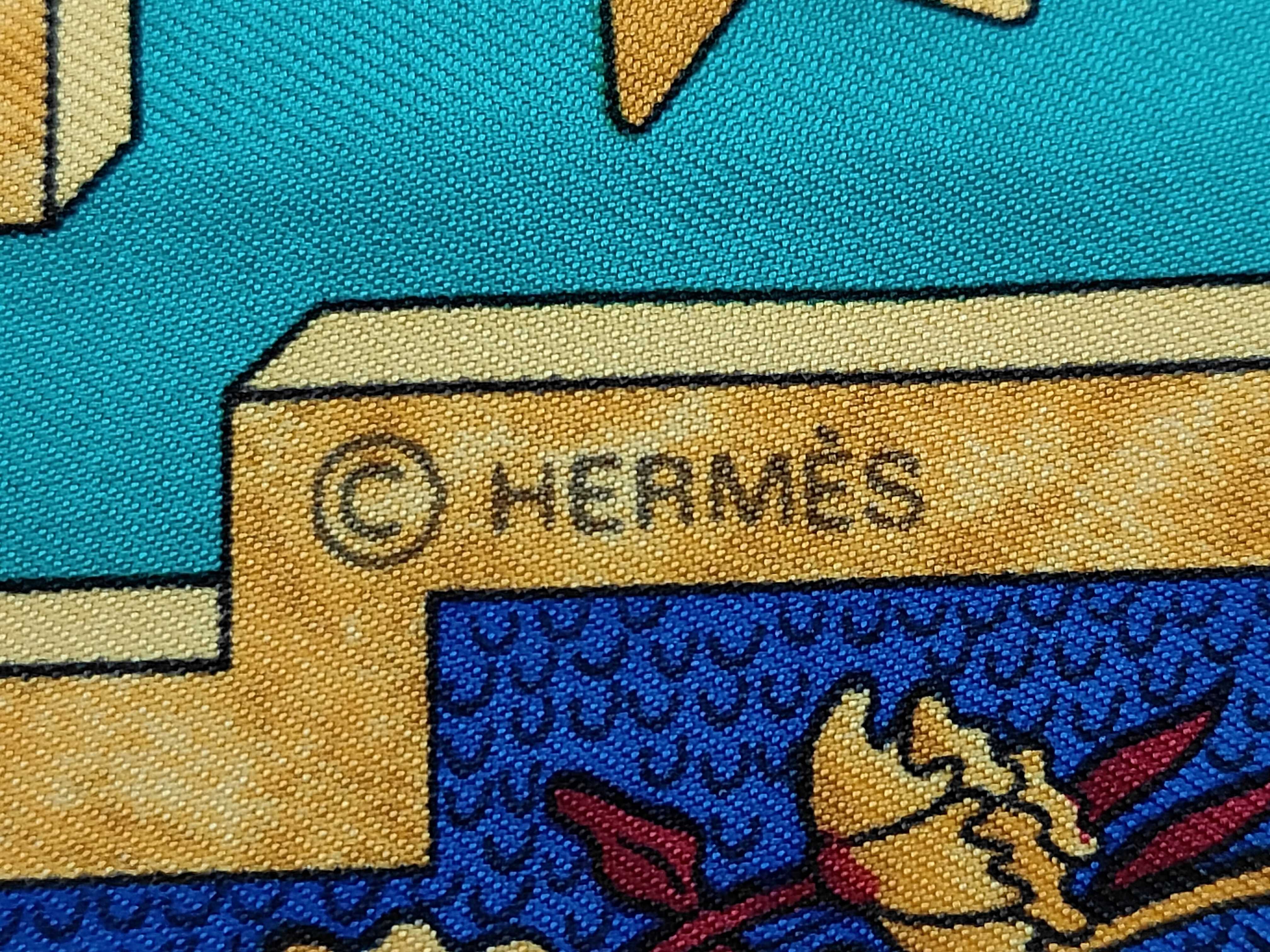 Hermes Carpe Diem Silk Carre 90 Scarf